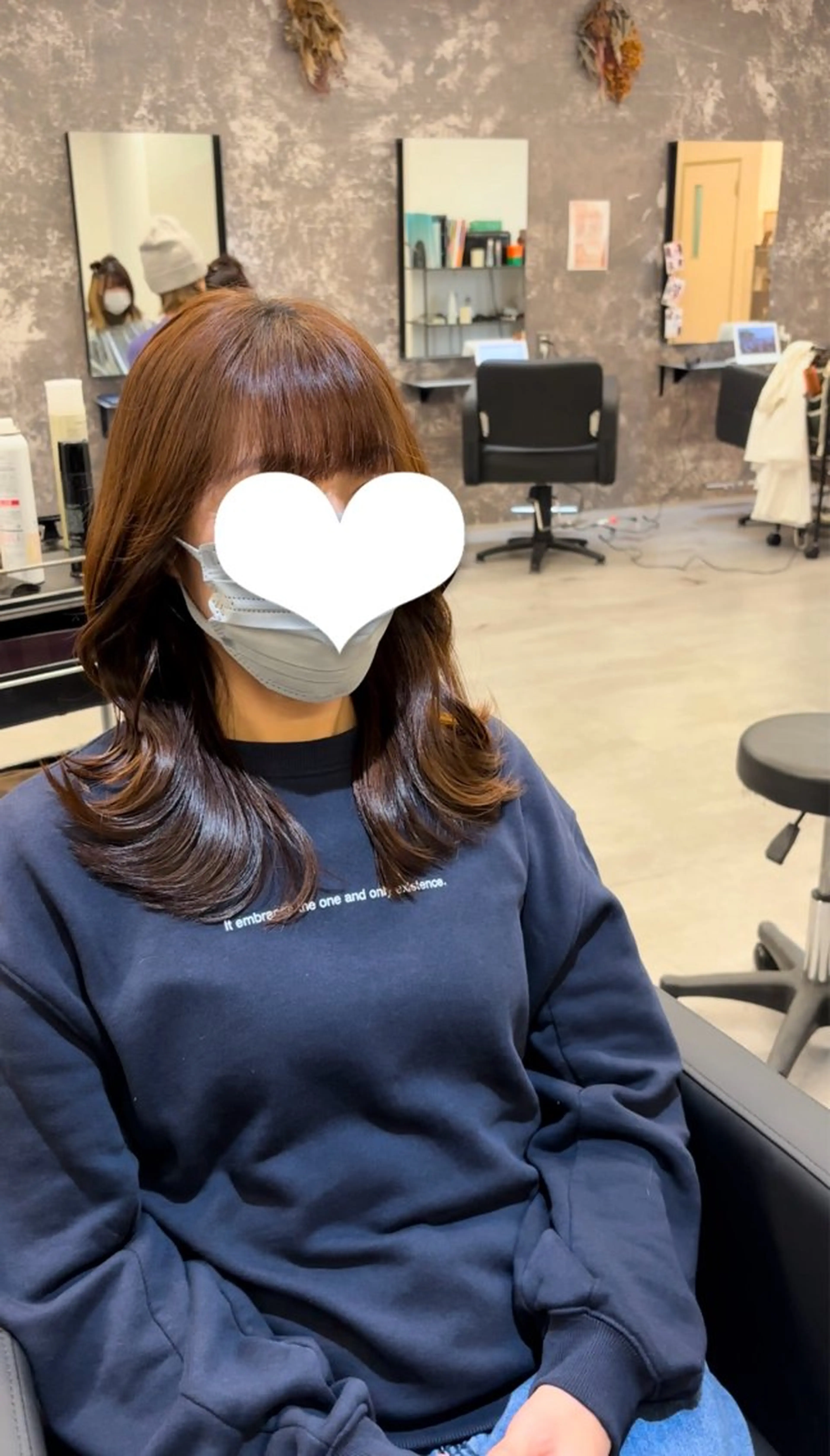 セミロング レイヤーカット/韓国 ヘア/LILICAのヘアスタイル