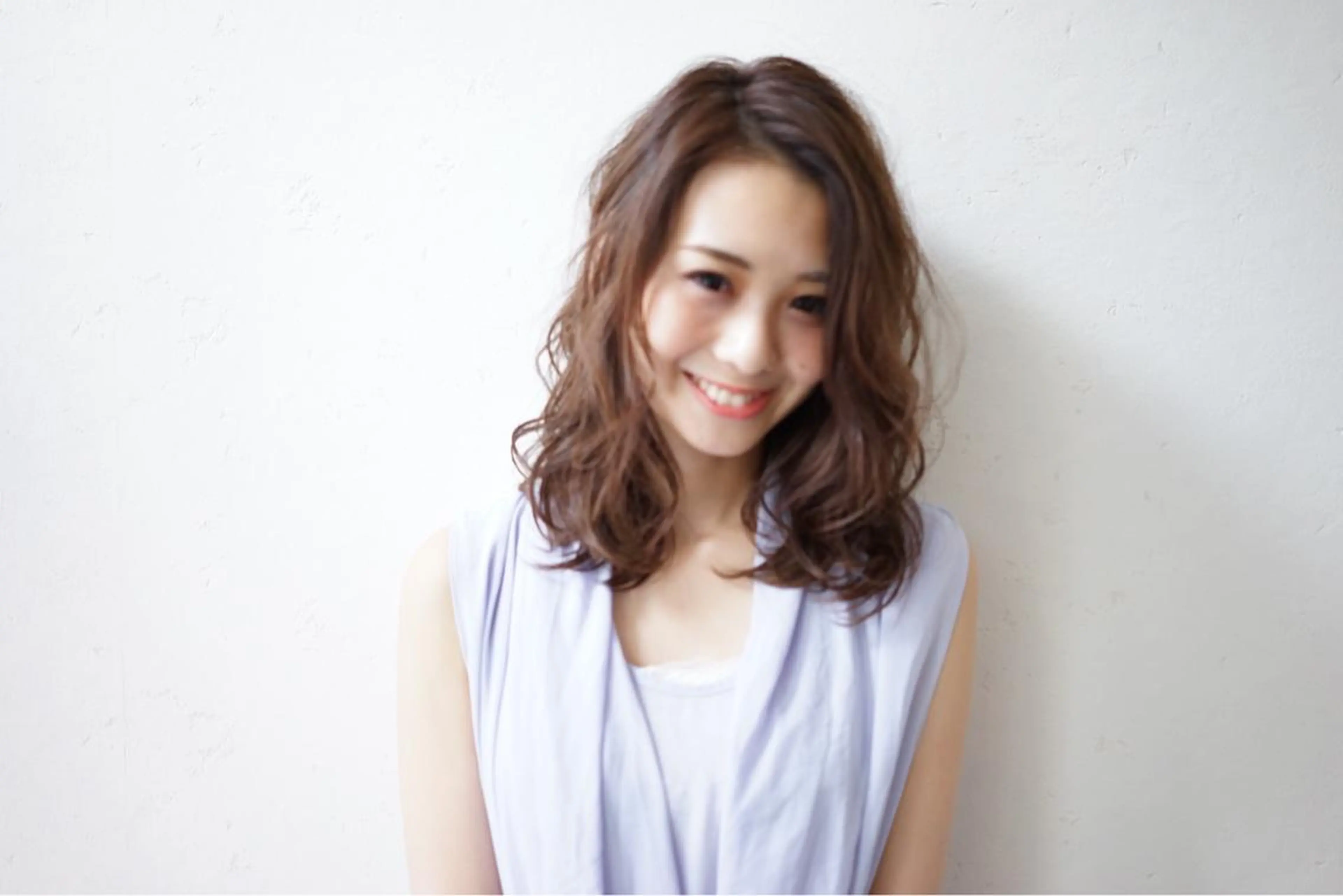 ミディアム 西川 仁のヘアスタイル