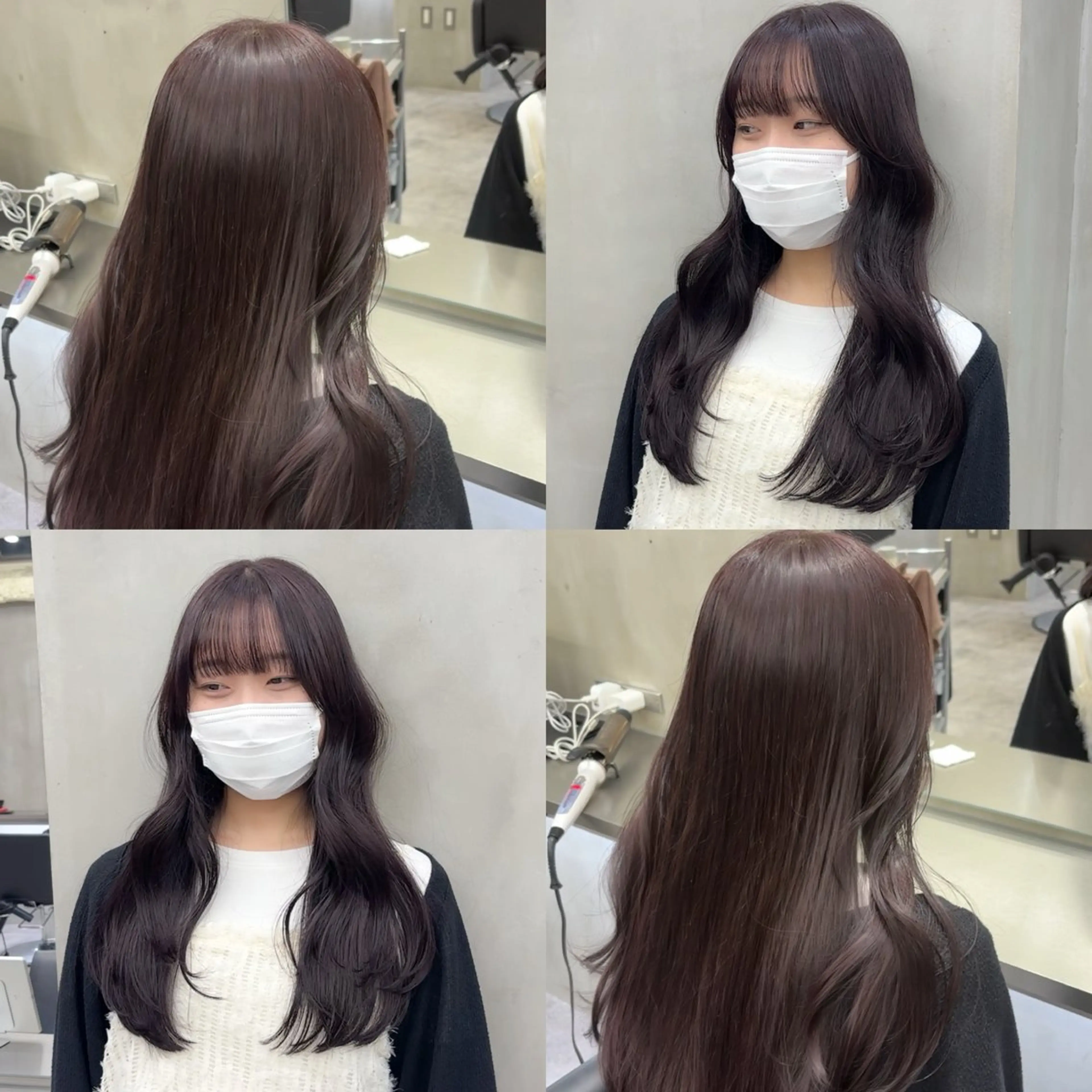 カラー ブリーチ ブラウンカラー ラベンダーカラー ヘアカラー The Path ARENのヘアスタイル
