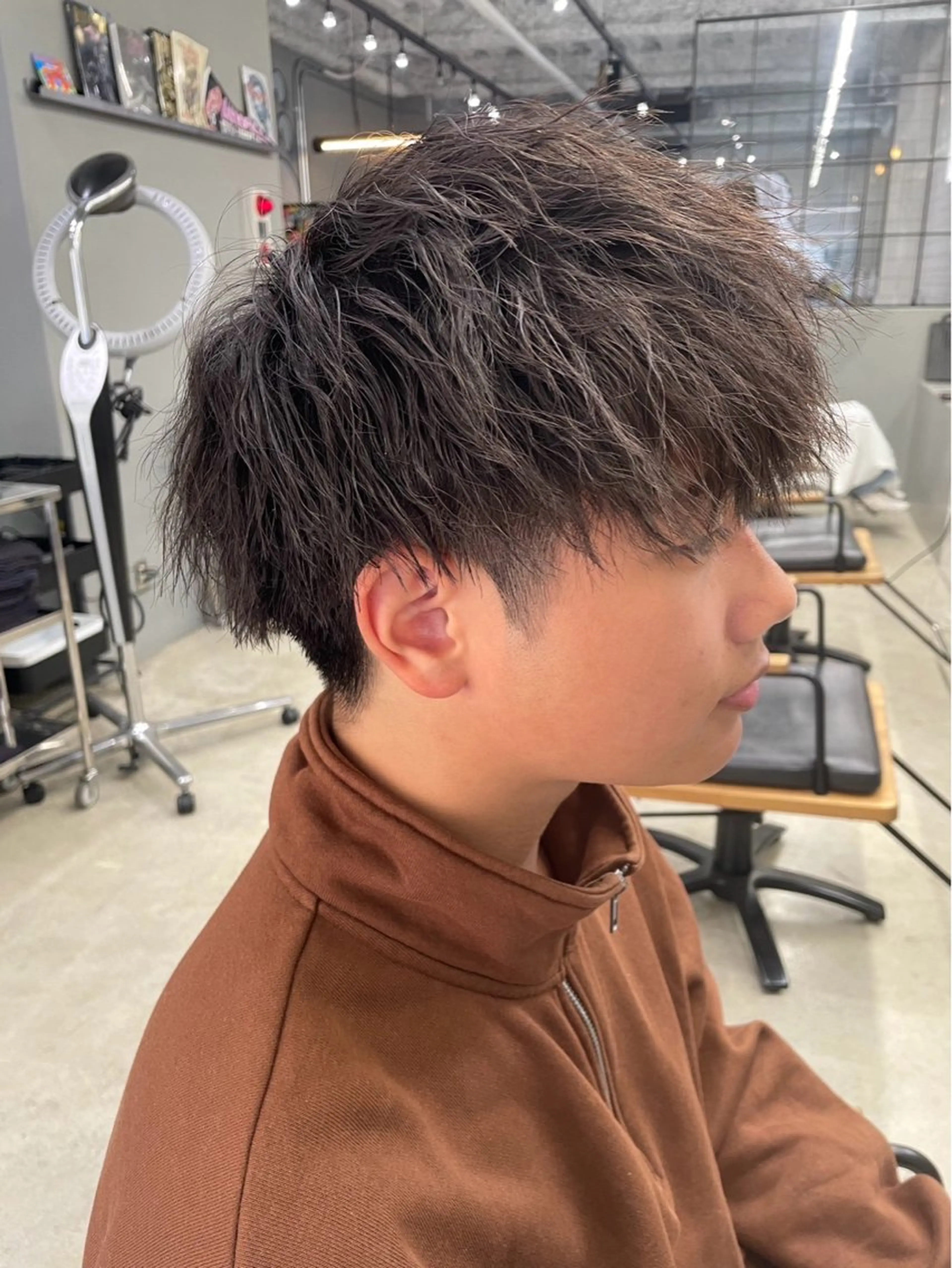 ショート ヘアアレンジ メンズ カット パーマ メンズ専門サロン wokeのヘアスタイル