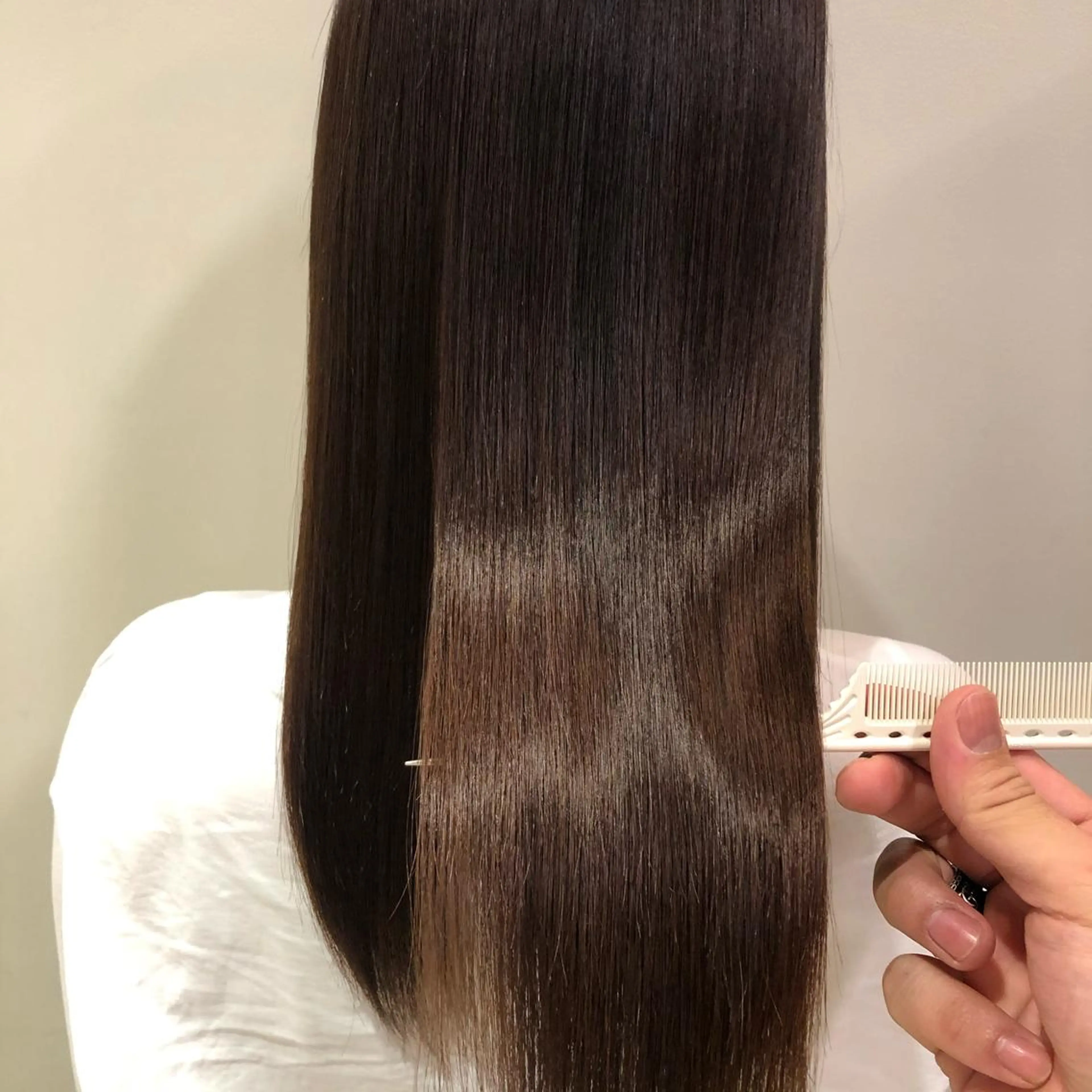 セミロング カラー トリートメント 心斎橋 美髪職人　近江のヘアスタイル