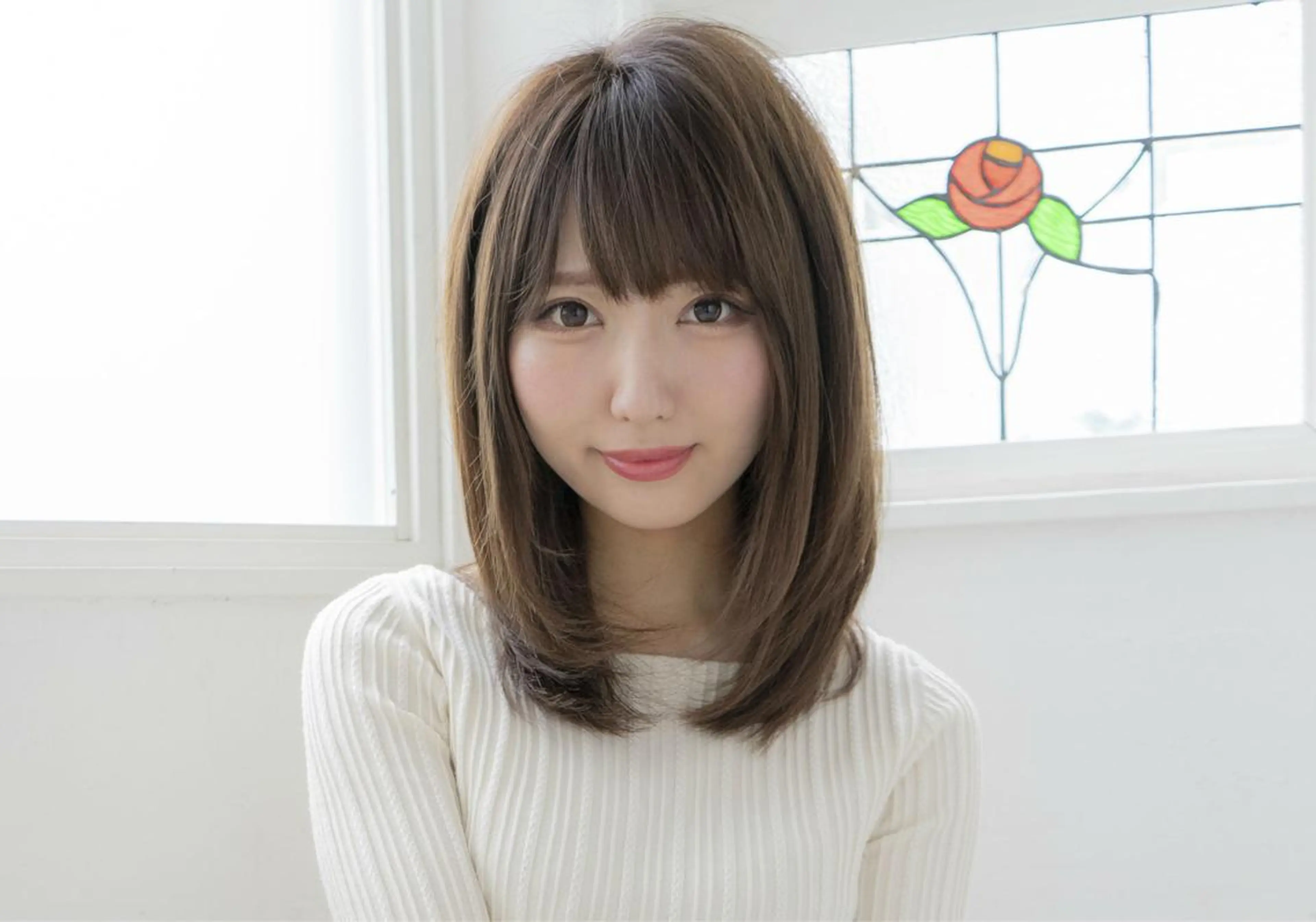 セミロング カラー 【全席個室サロン】 NUMBER 天王寺のヘアスタイル