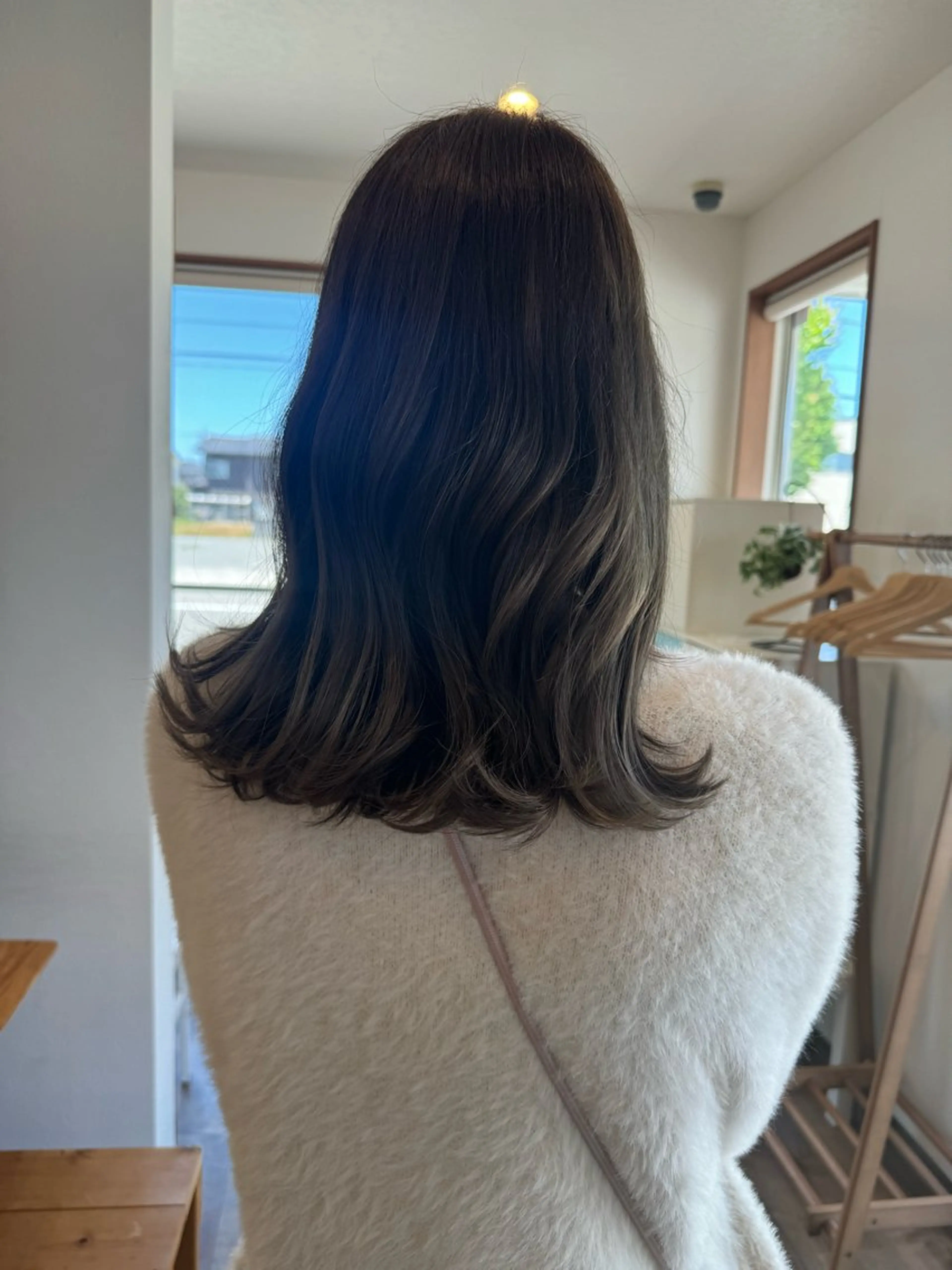 ミディアム ヘアカラー hair salon rita 野々市所属・中野 幹也のヘアスタイル