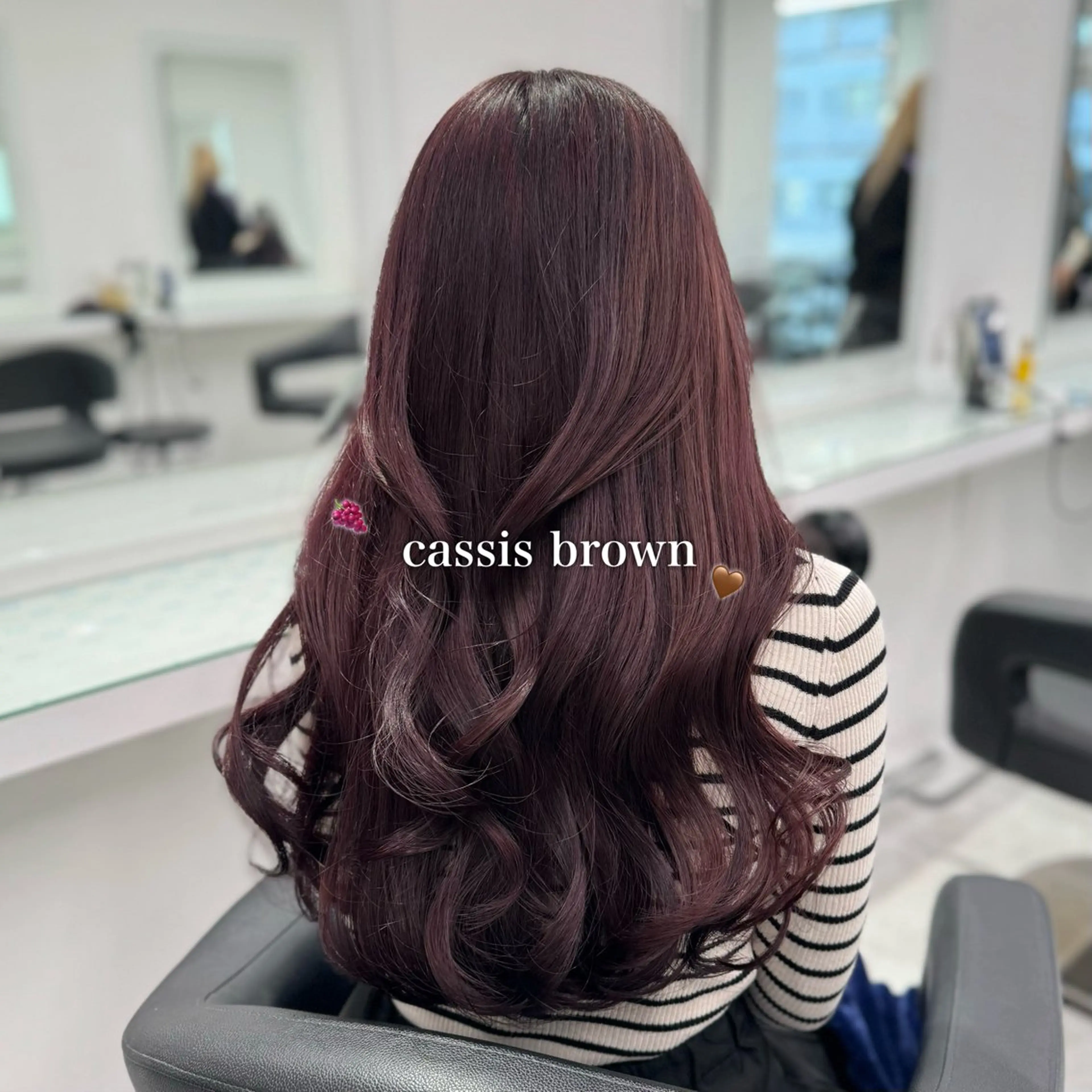 ロング カラー 韓国っぽ♡寒色/暗髪 🫧MOEKA🦋のヘアスタイル