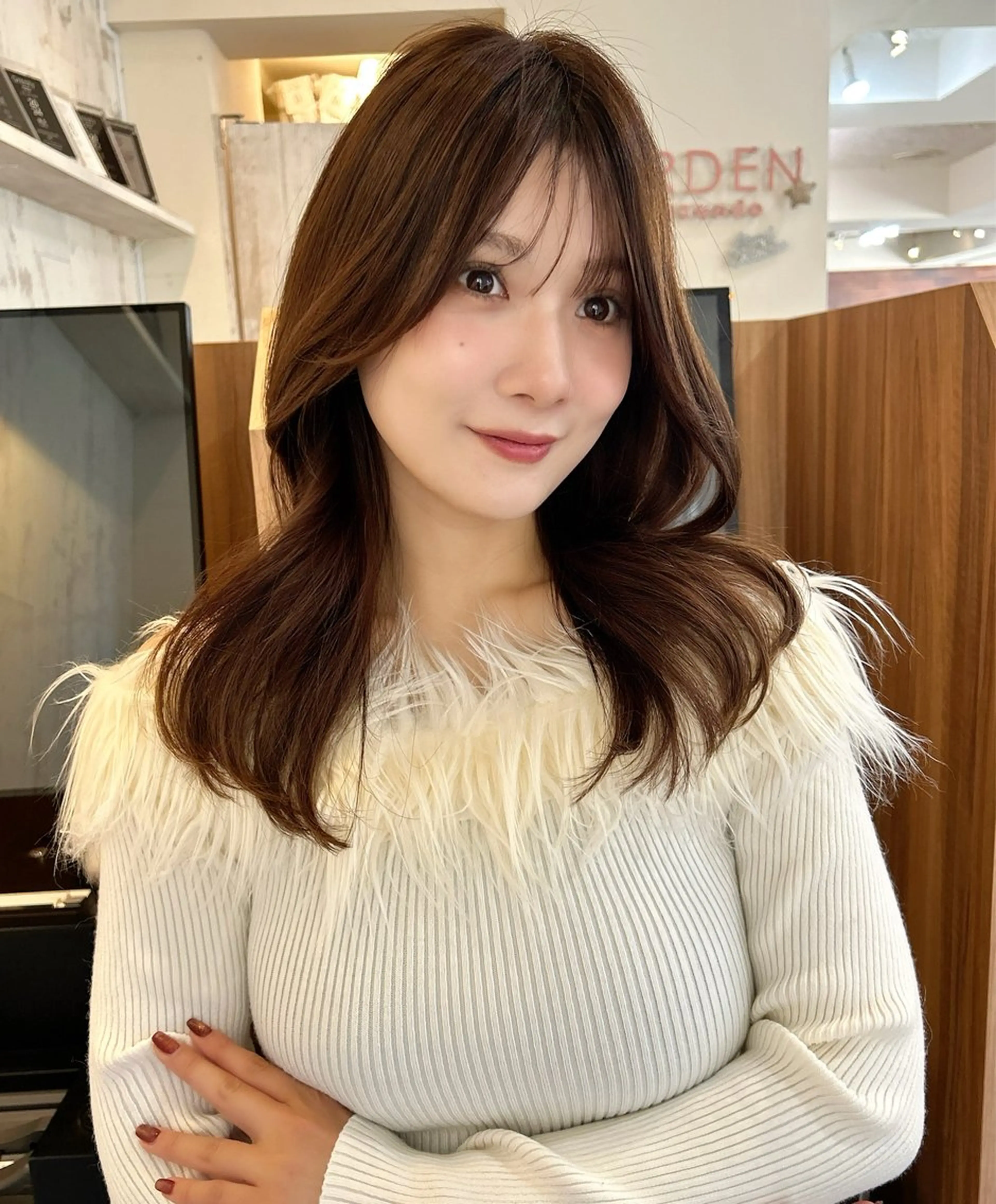 ミディアム カラー ヘアカラー 🎀asumi/艶 カラー/髪質改善🎀のヘアスタイル