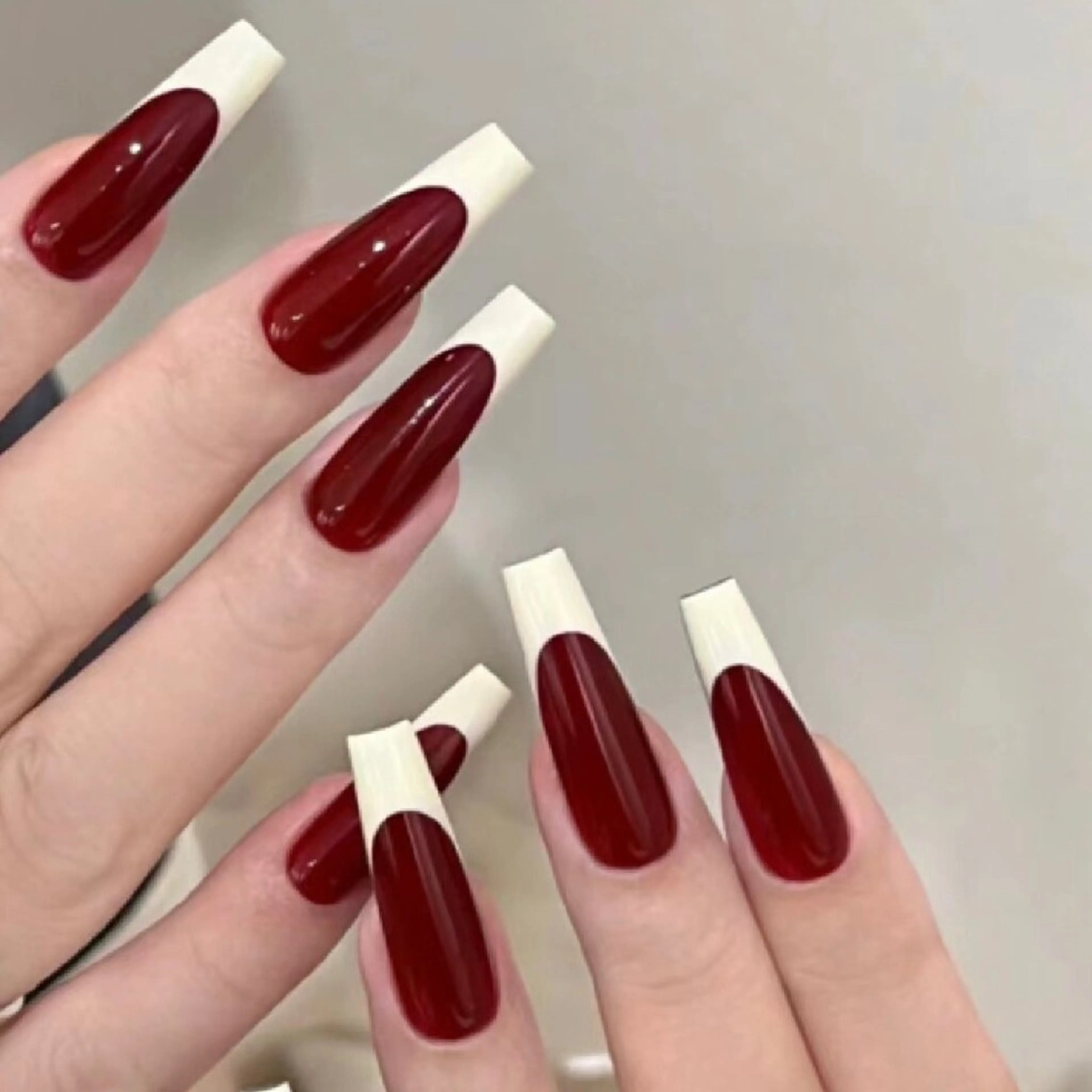 🦋チップ長さ出し🦋フレンチ1 Color ❣️オフ別料金❣️の写真