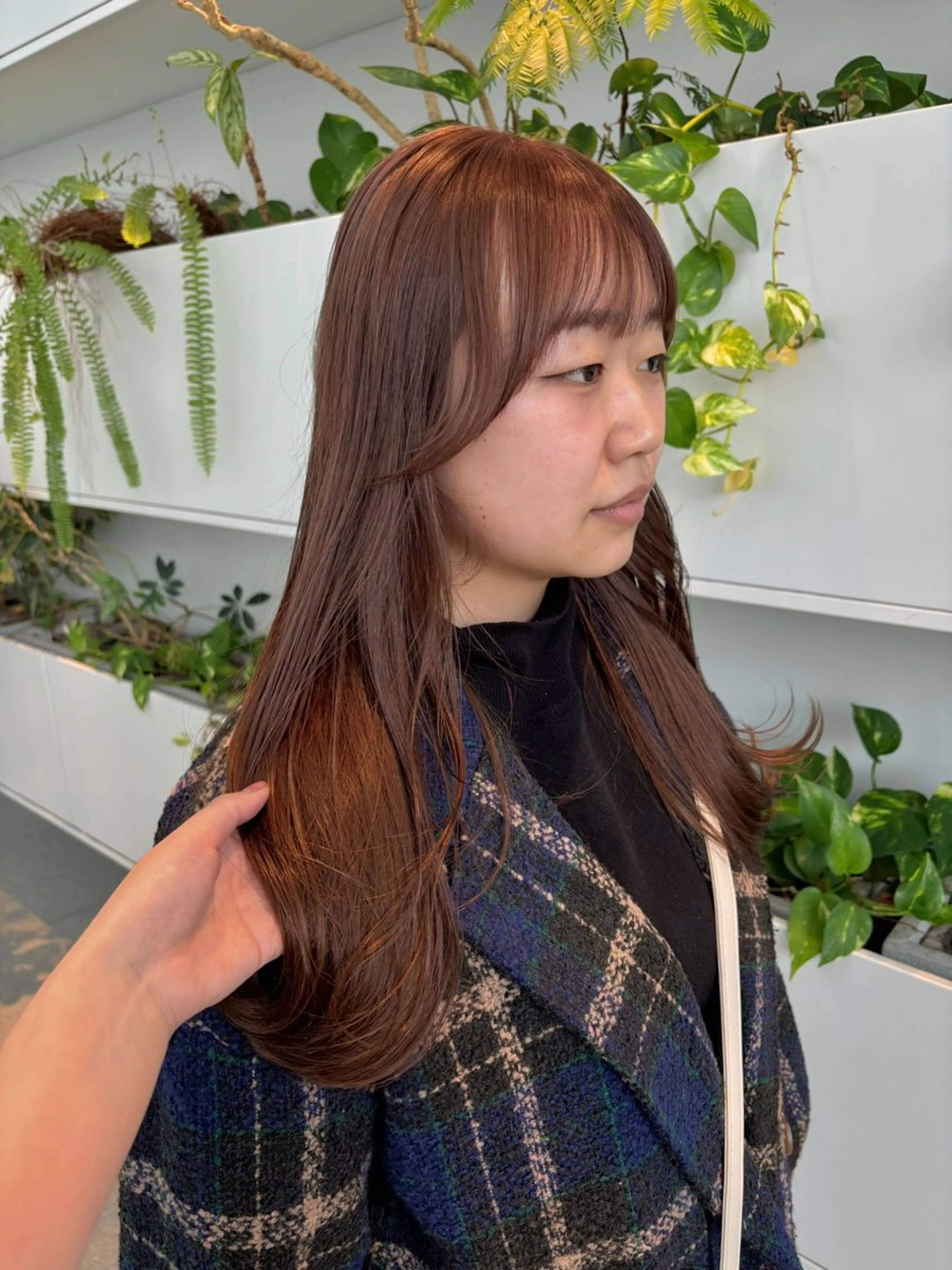 ロング カラー ブラウンカラー ヘアカラー トリートメント くさかみさき🌼暖色 /韓国風/オタク🌼のヘアスタイル