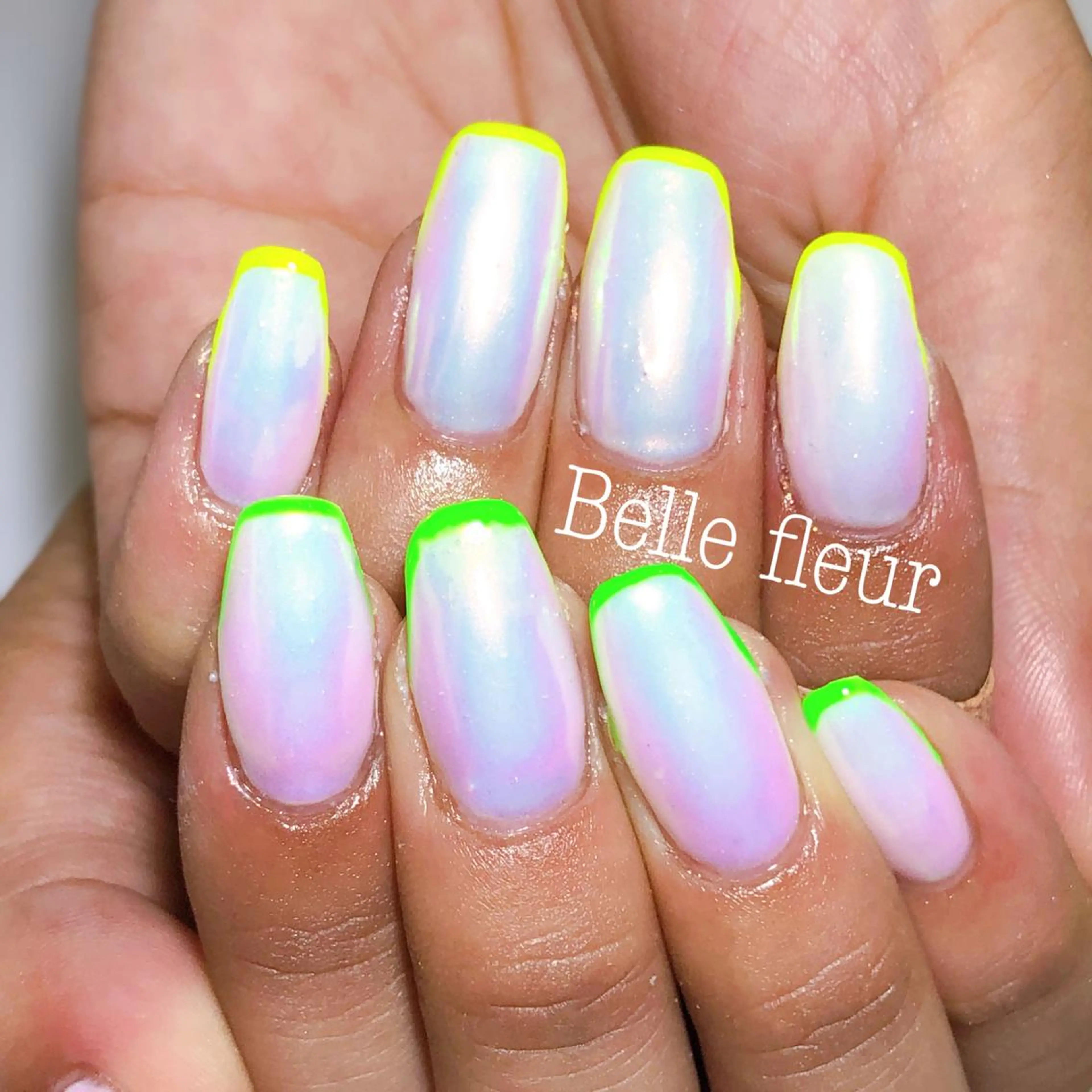 ロング ネイル Belle fleurのネイルデザイン