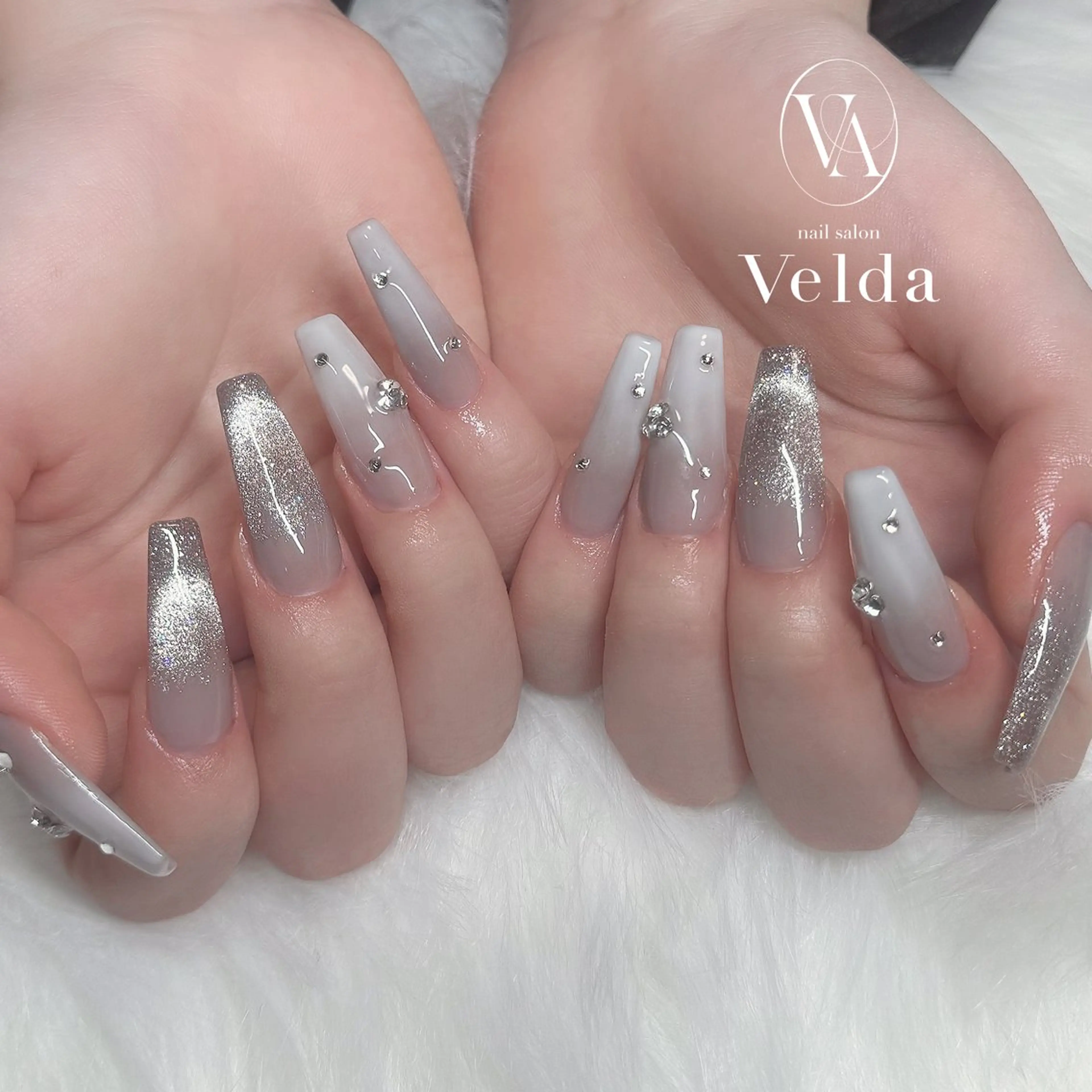 ネイル フラッシュネイル グラデーション 💎スカルプ💎 Velda(ベルダ)のネイルデザイン