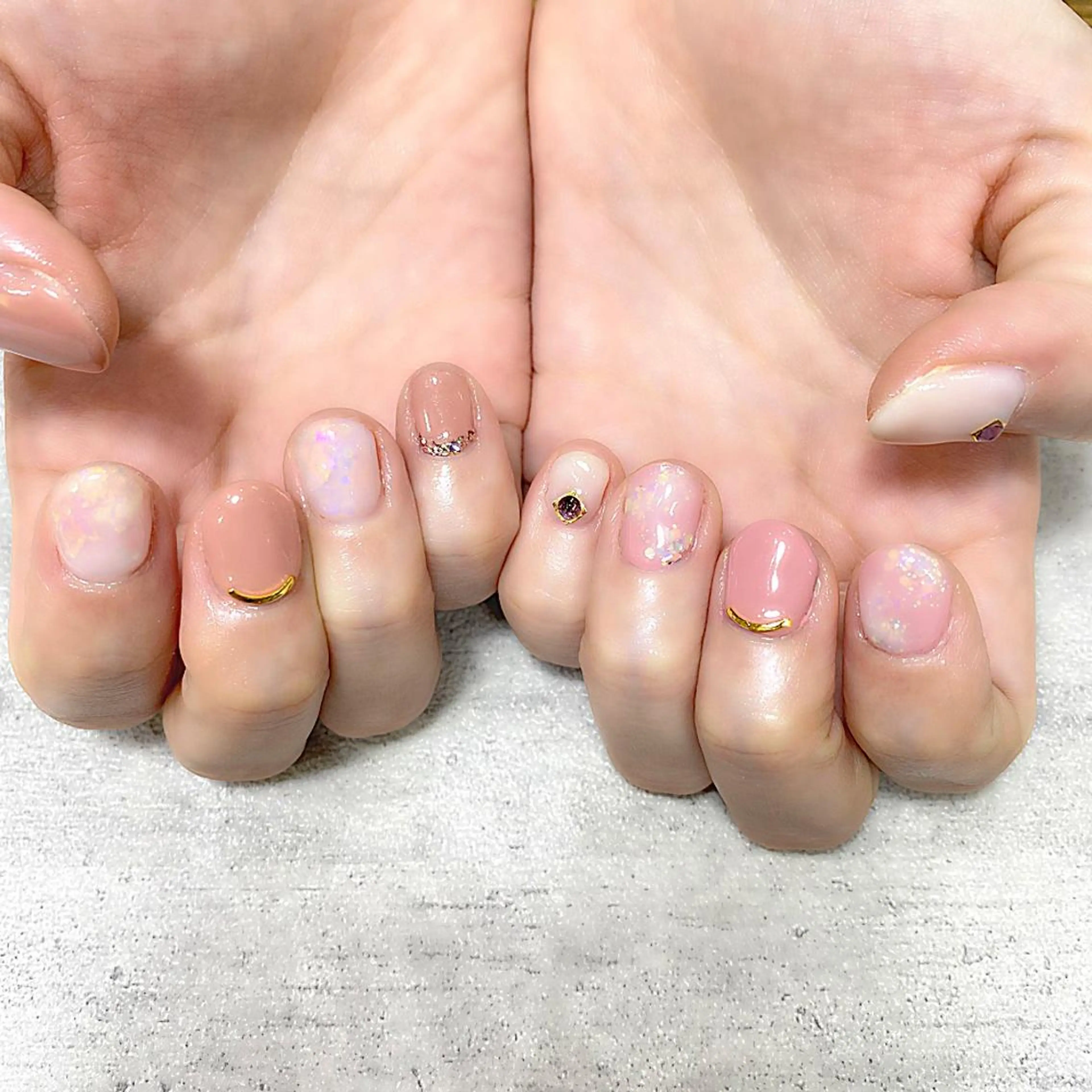 ネイル Rire_eye+beauty_nail所属・Rire_ nail_yukiのネイルデザイン