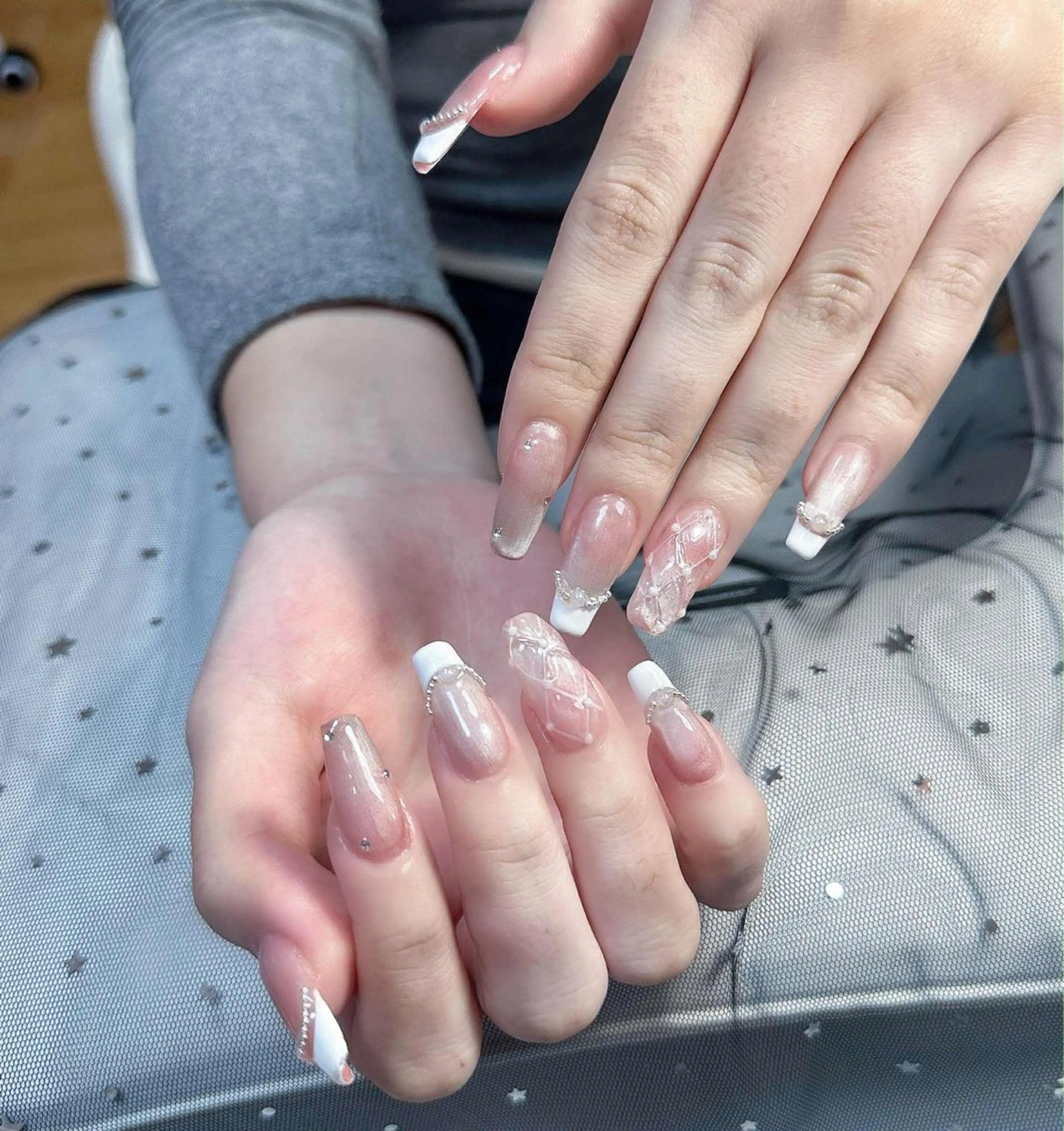 チップ長さ出し10本持ち込みデザインの写真