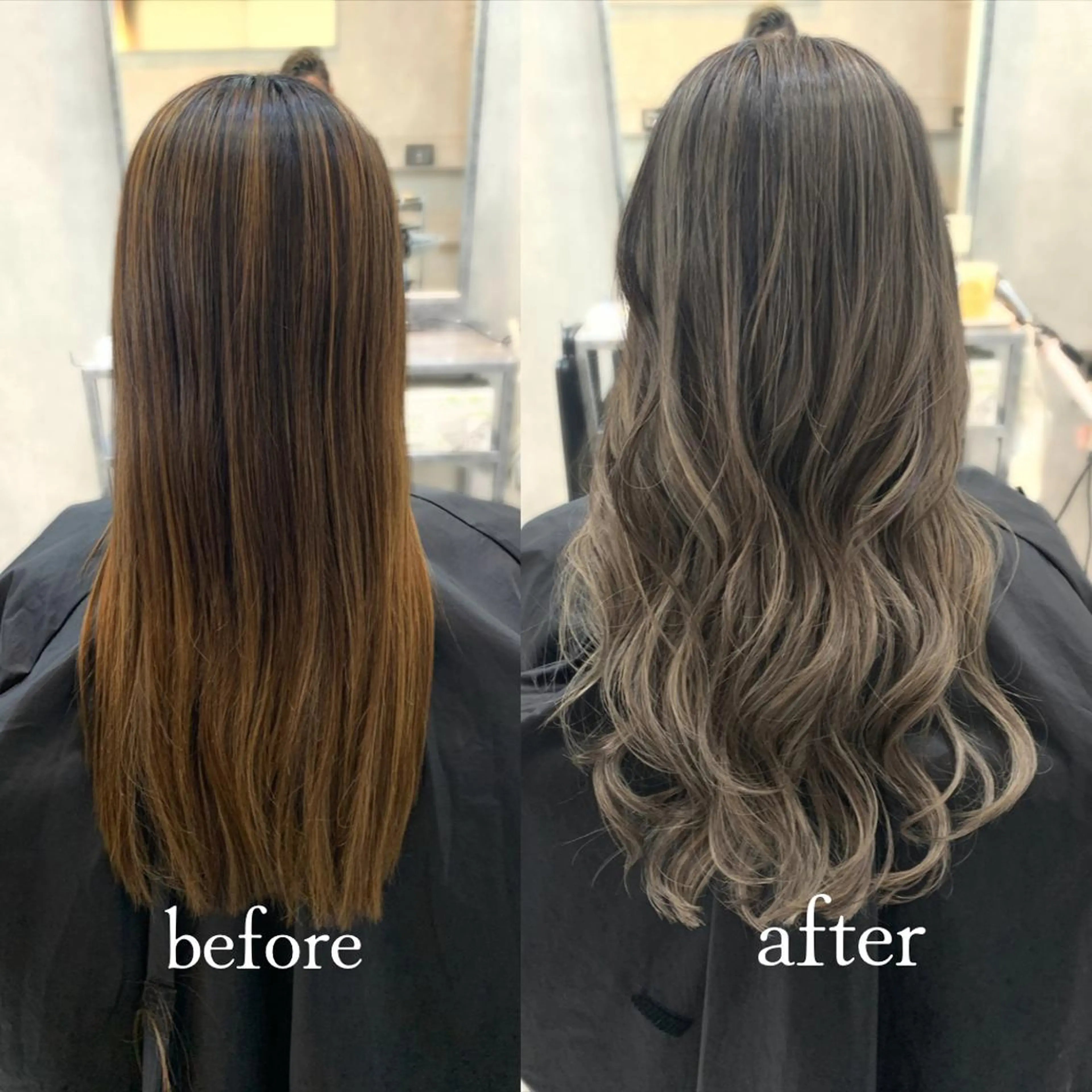 ロング カラー ヘアアレンジ ヘアカラー トリートメント VIM hairおもろまち店のヘアスタイル