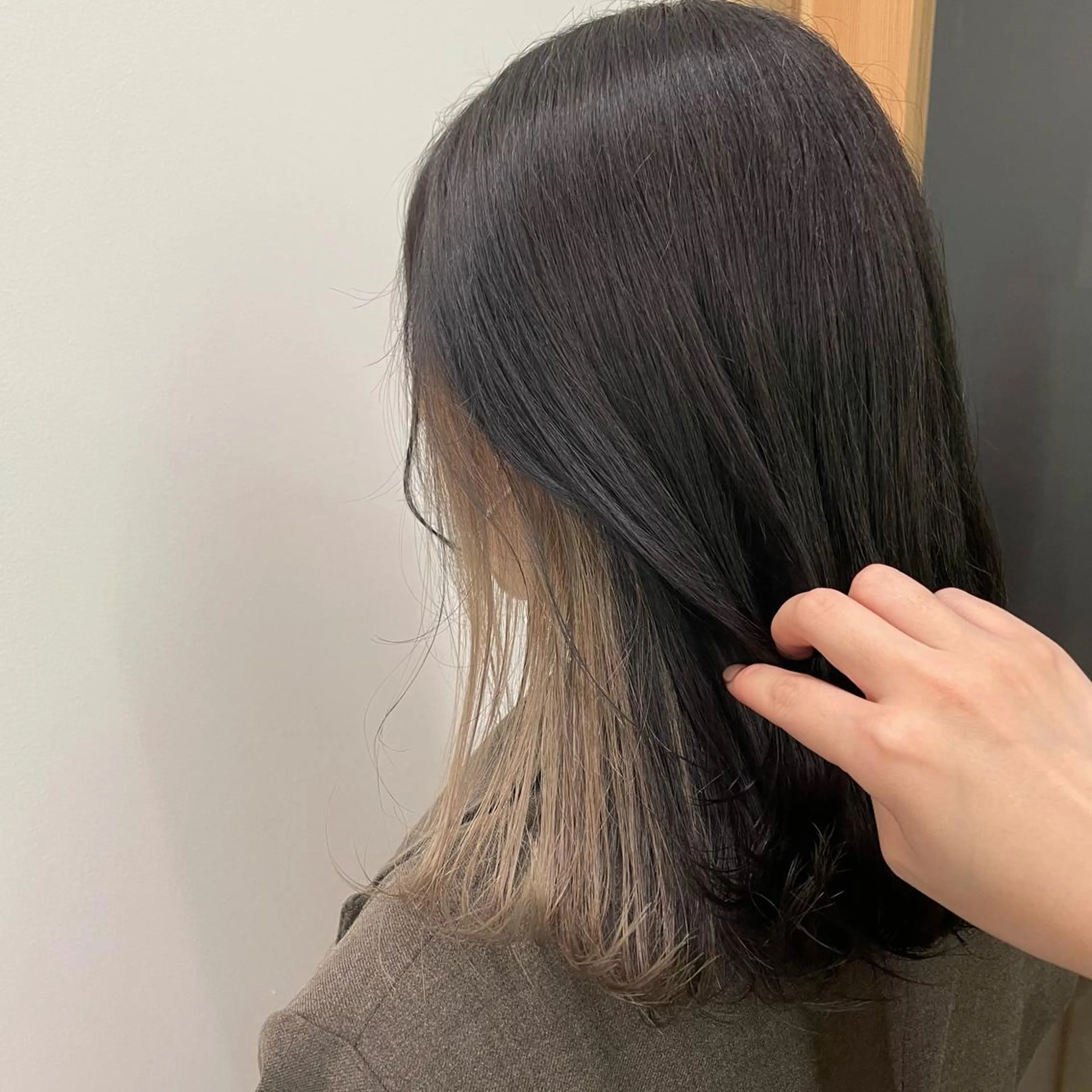 ミディアム カラー ヘアカラー 中山 まどかのヘアスタイル