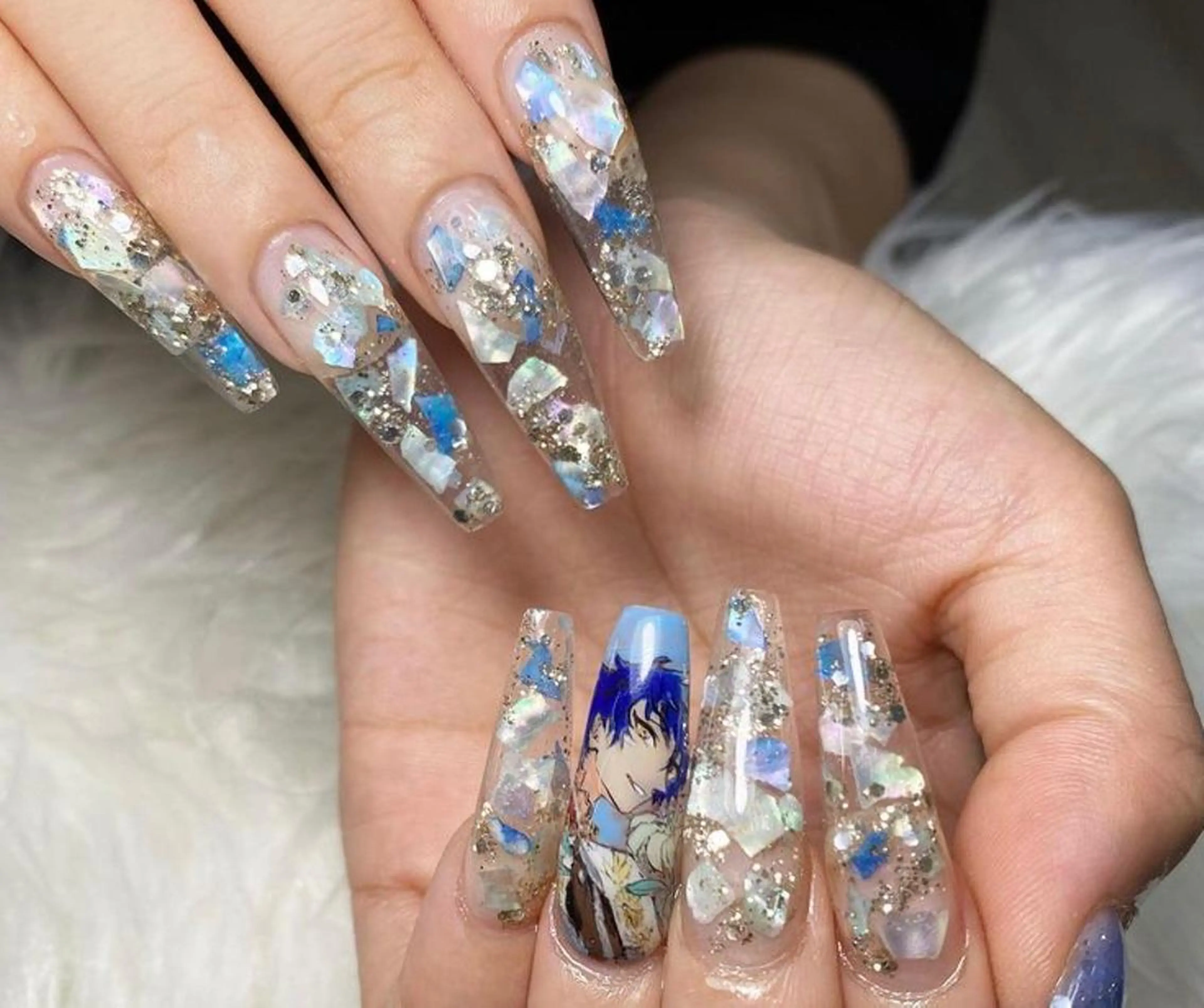 💙《オフなし》スカルプ10本アートorつけ放題💙の写真