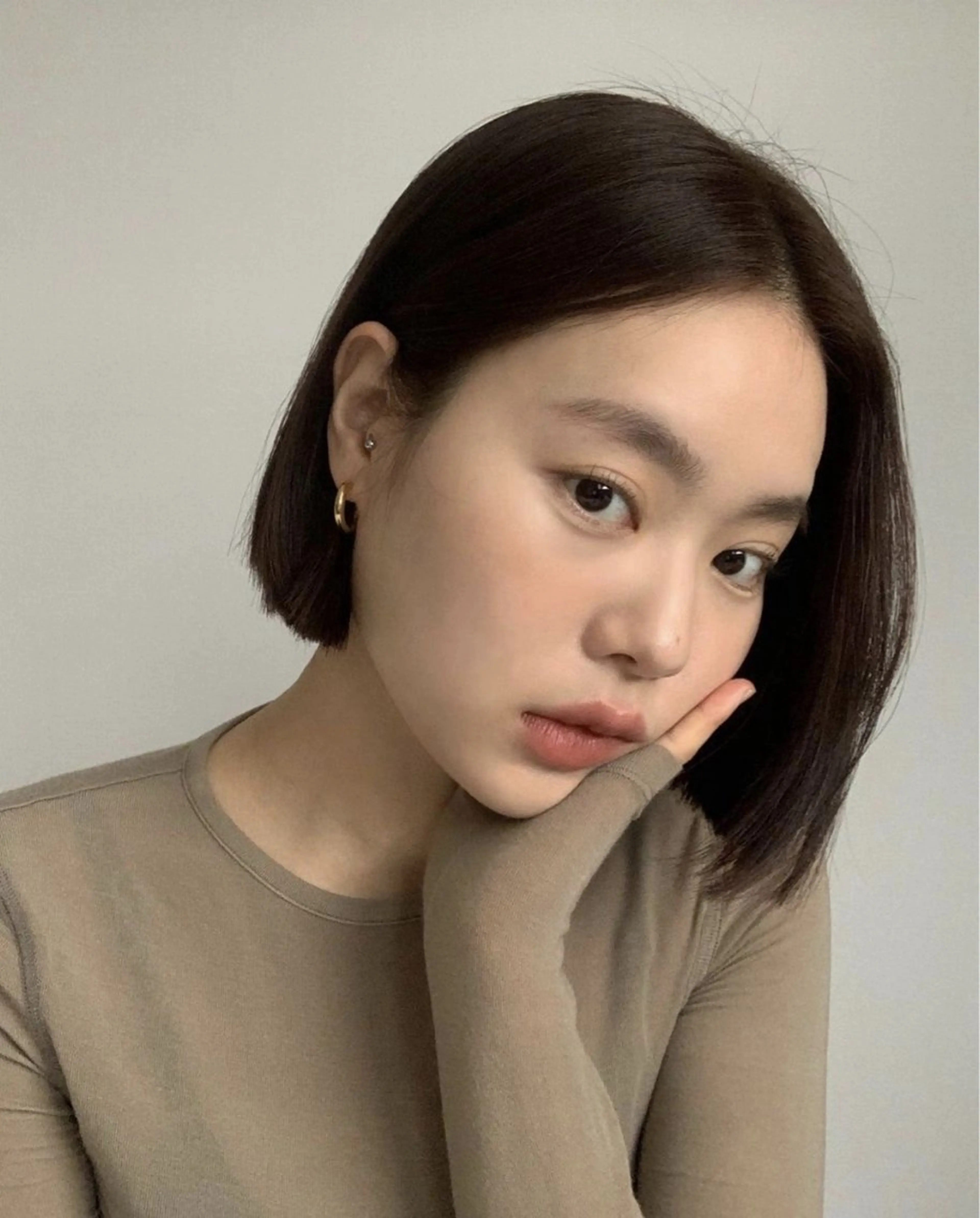 ショート ボブ 顔まわりレイヤー 顔周りカット レイヤーカット nonoka/ レイヤー透明感カラーのヘアスタイル