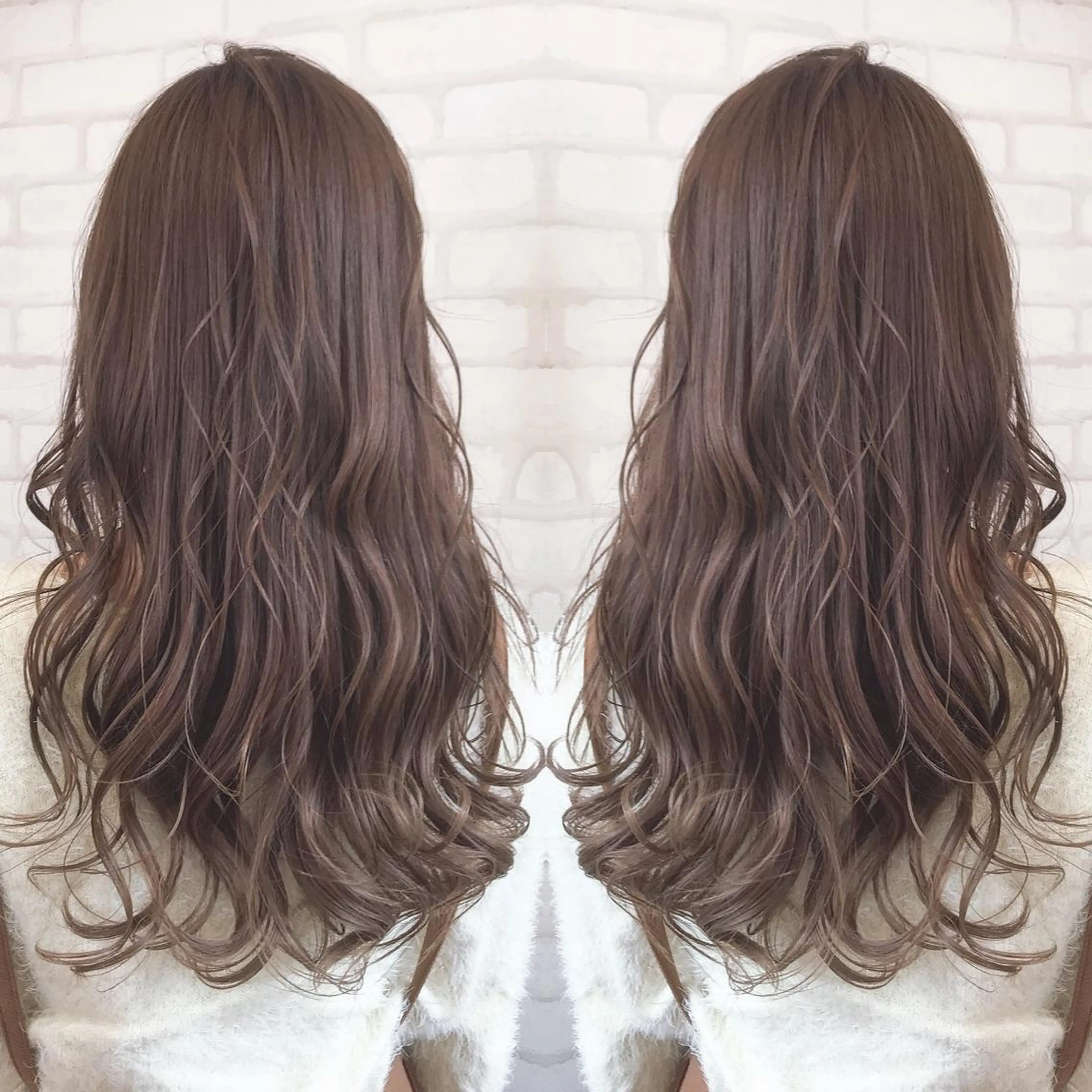 ロング カラー 透明感カラー グレージュ 艶色&髪質改善 ✨ヨシムラユウシのヘアスタイル