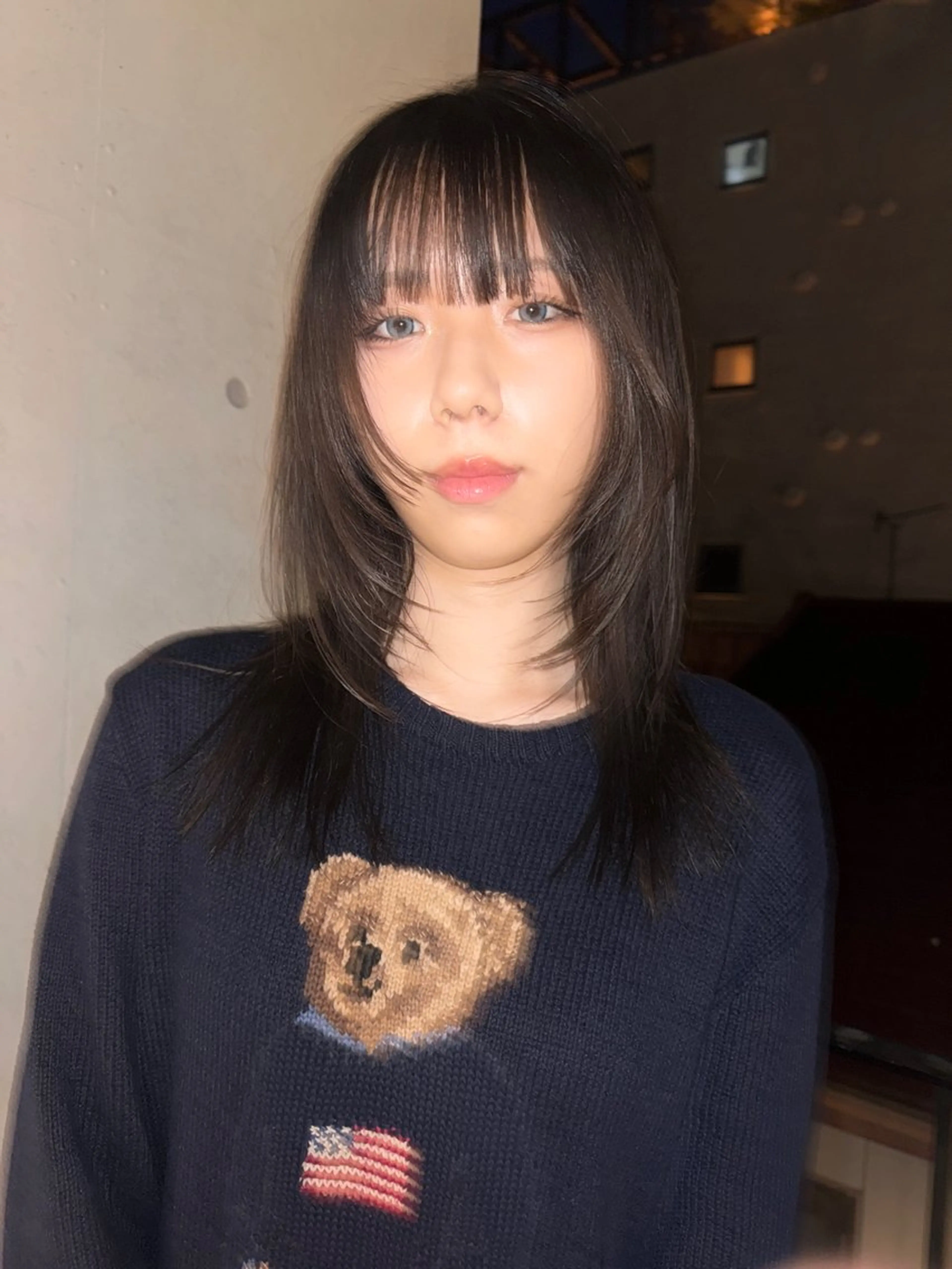 ロング ロングレイヤー レイヤーカット ロング カット ヘアカラー 鎌田健/ボブ/ カラー/パーマのヘアスタイル
