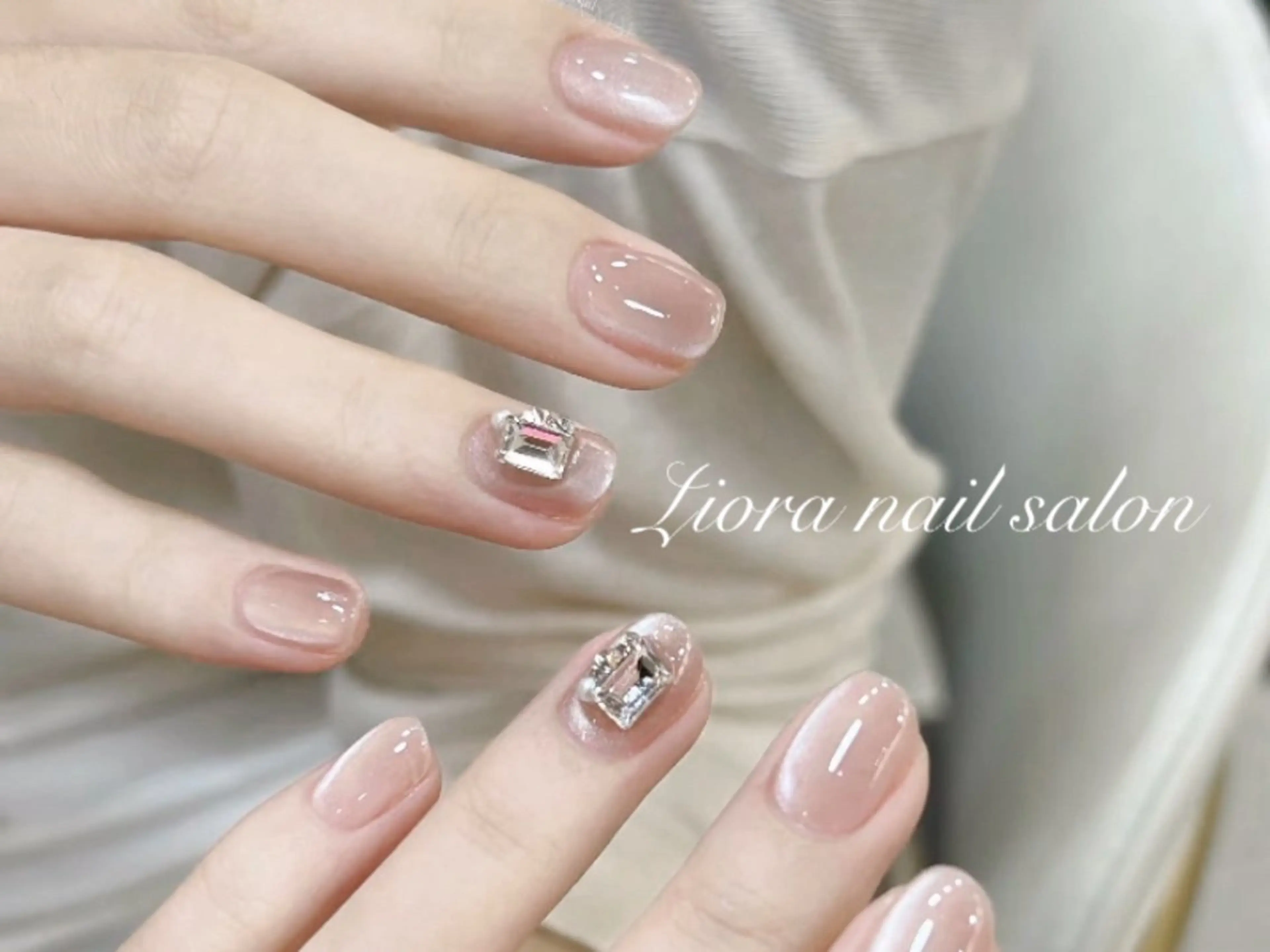 ネイル アートネイル フレンチネイル ジェルネイル ガーリー グラデーション ハンドネイル Liora ネイルサロン所属・Liora nail salonのネイルデザイン