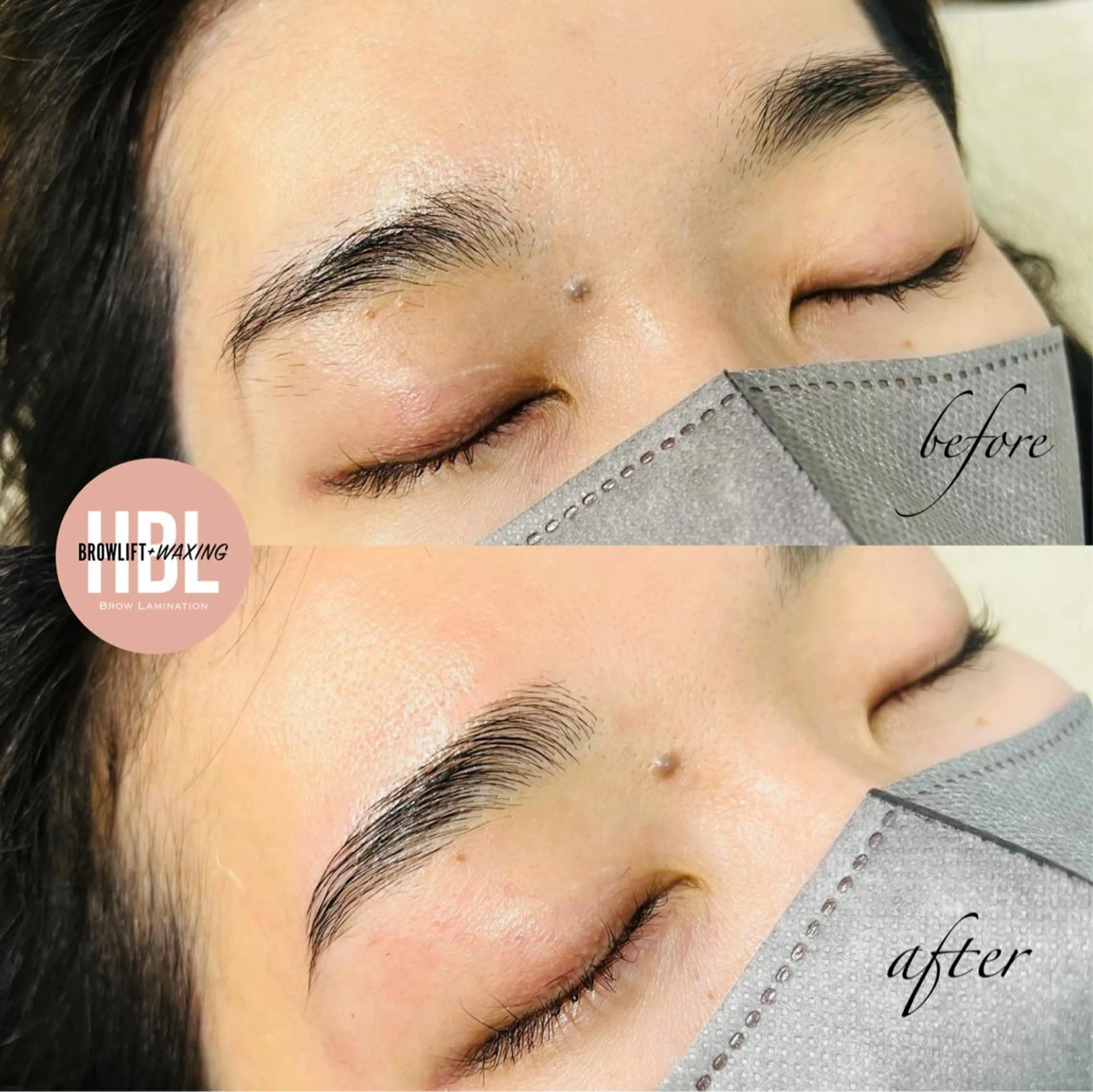 アイブロウ 眉カラー ハリウッドブロウリフト 眉毛ワックス脱毛 ワックス脱毛 その他(アイブロウ) eyelash presh yukaのマツエク・マツパデザイン