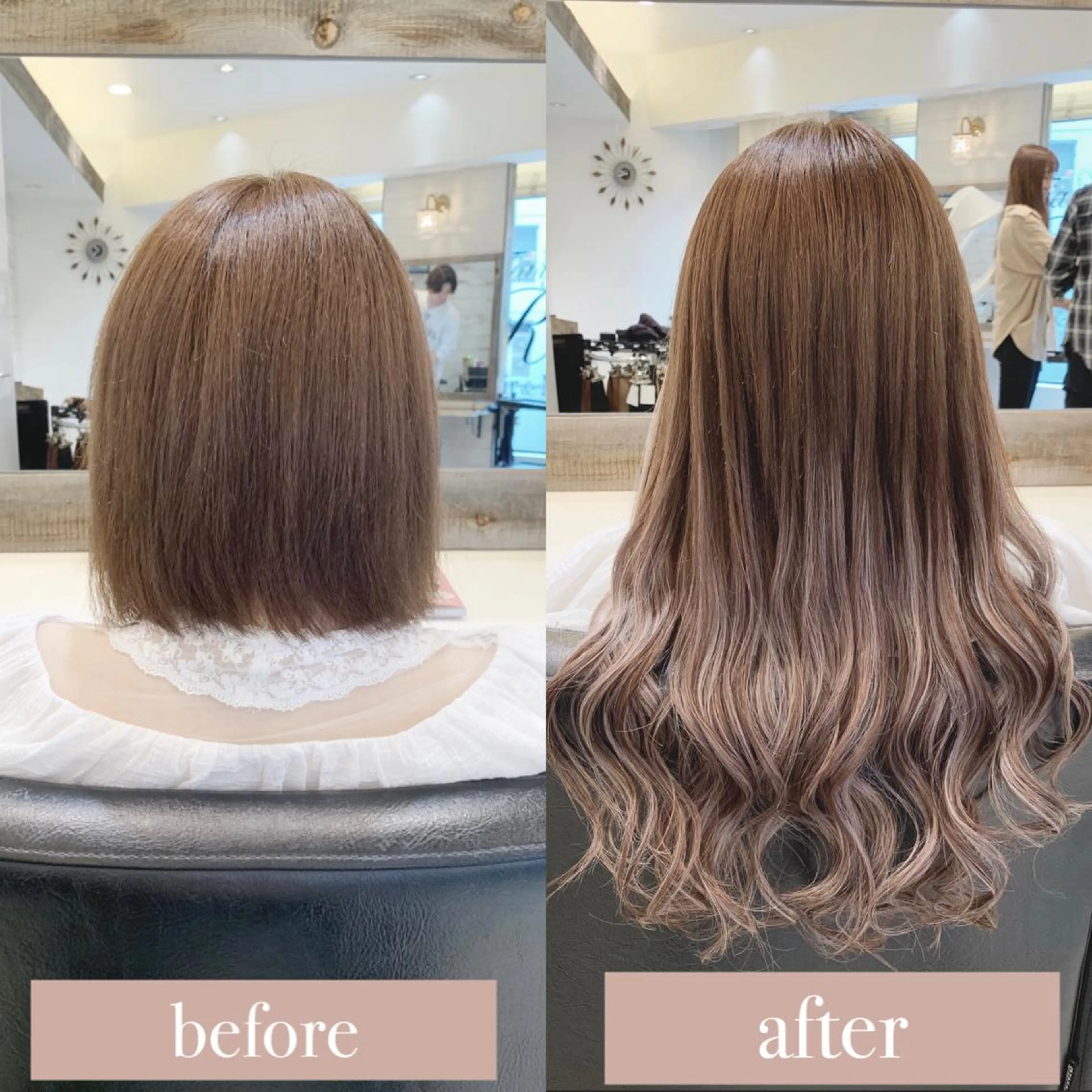 ロング カラー シールエクステ エクステ エクステ　ユノキ リョウタのヘアスタイル