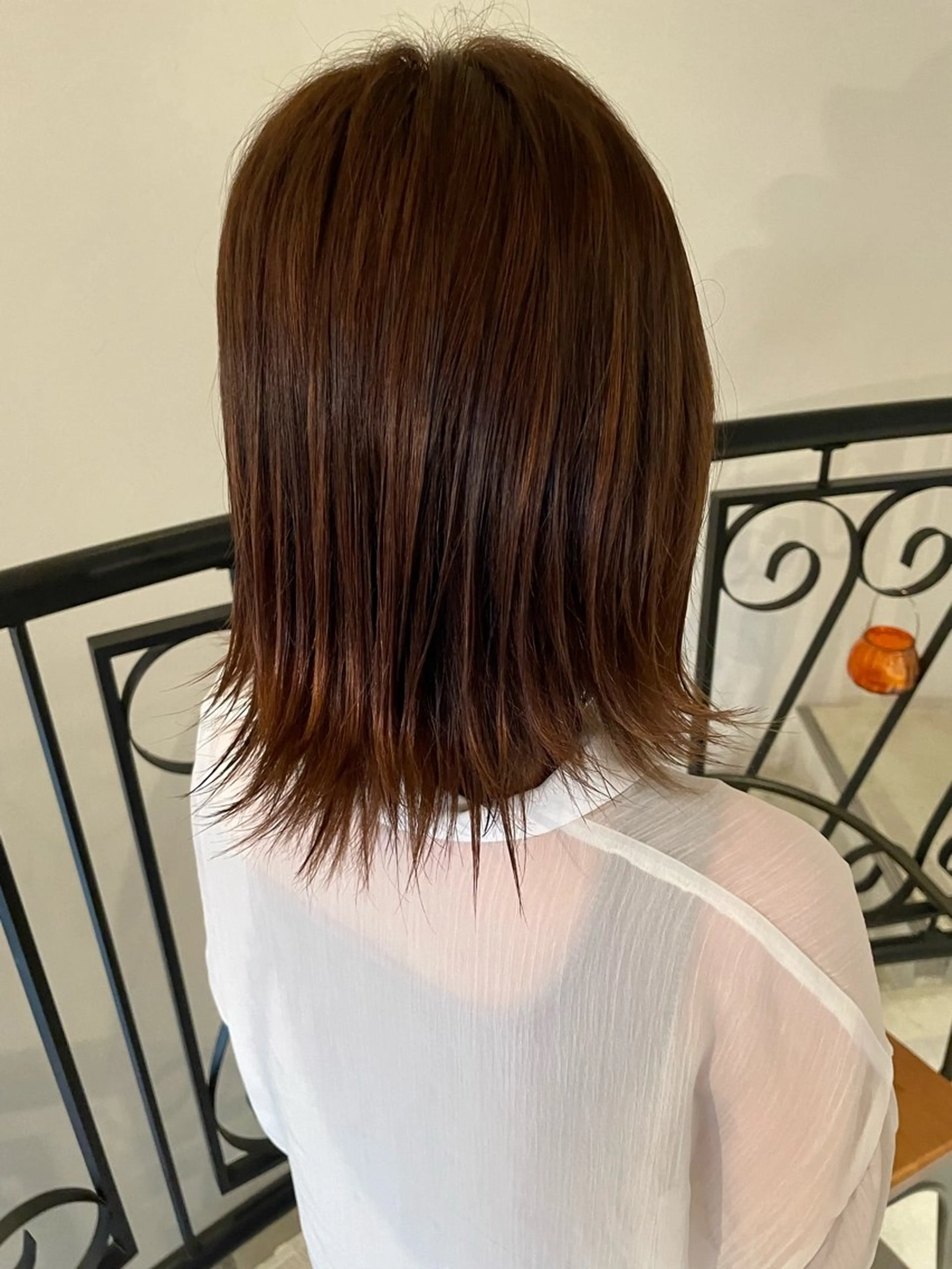 ミディアム ヘアカラー FERIA桃山台🍑 𝕄𝕖𝕘𝕦のヘアスタイル