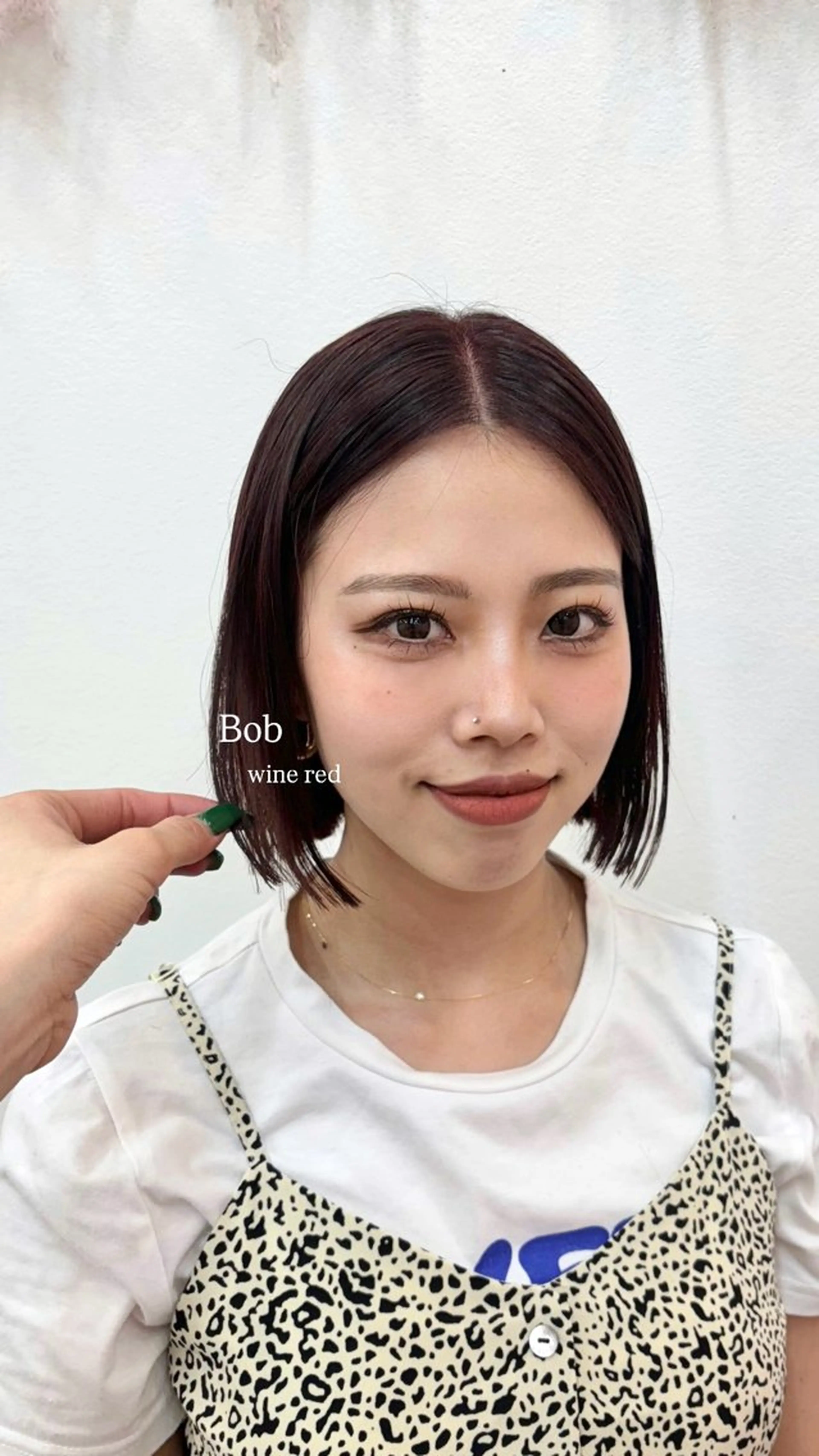 ショート ボブ ronmuu所属・佐藤 舞花のヘアスタイル