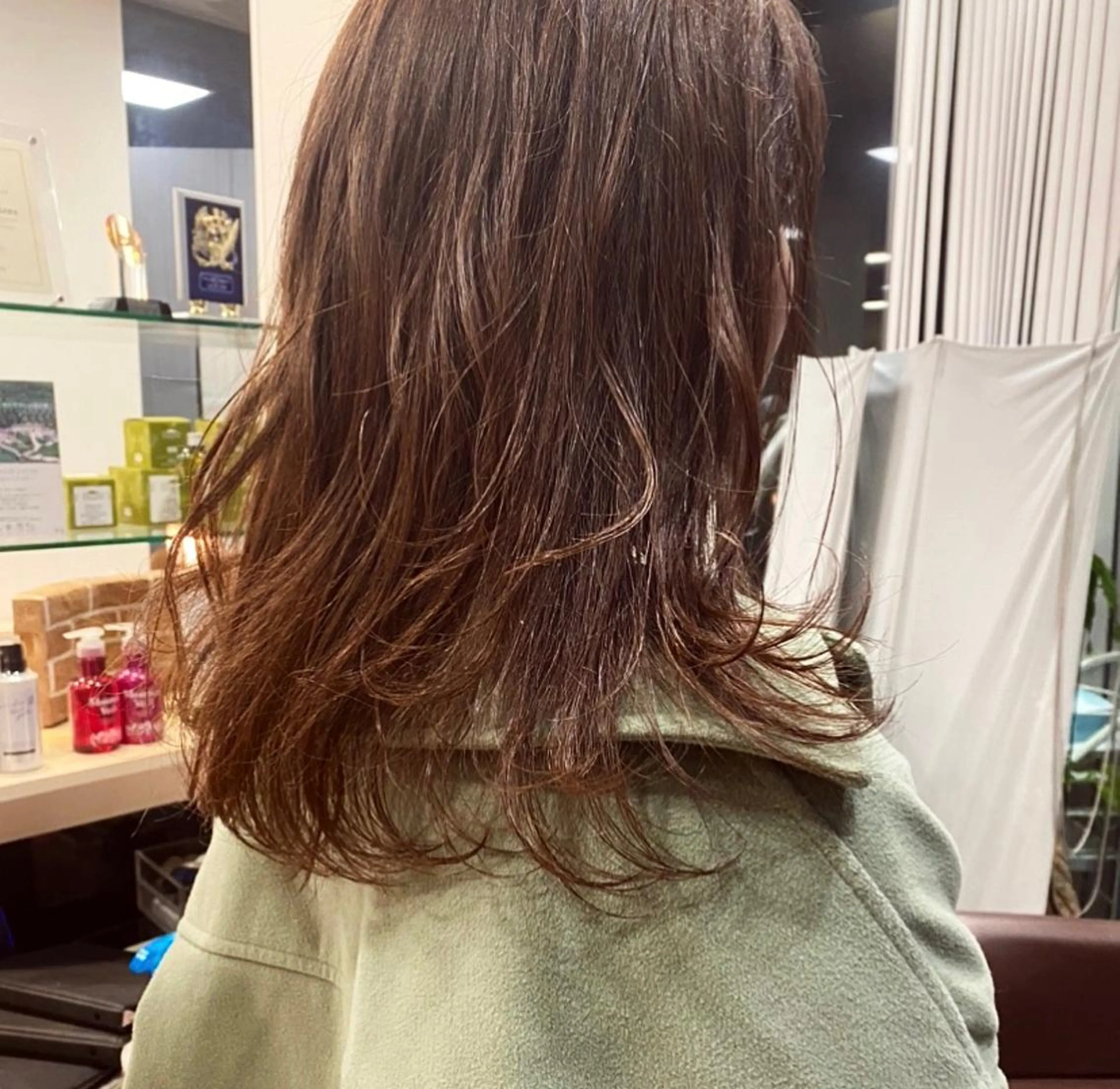 ロング カラー カット ヘアカラー トリートメント 滝本 里実のヘアスタイル
