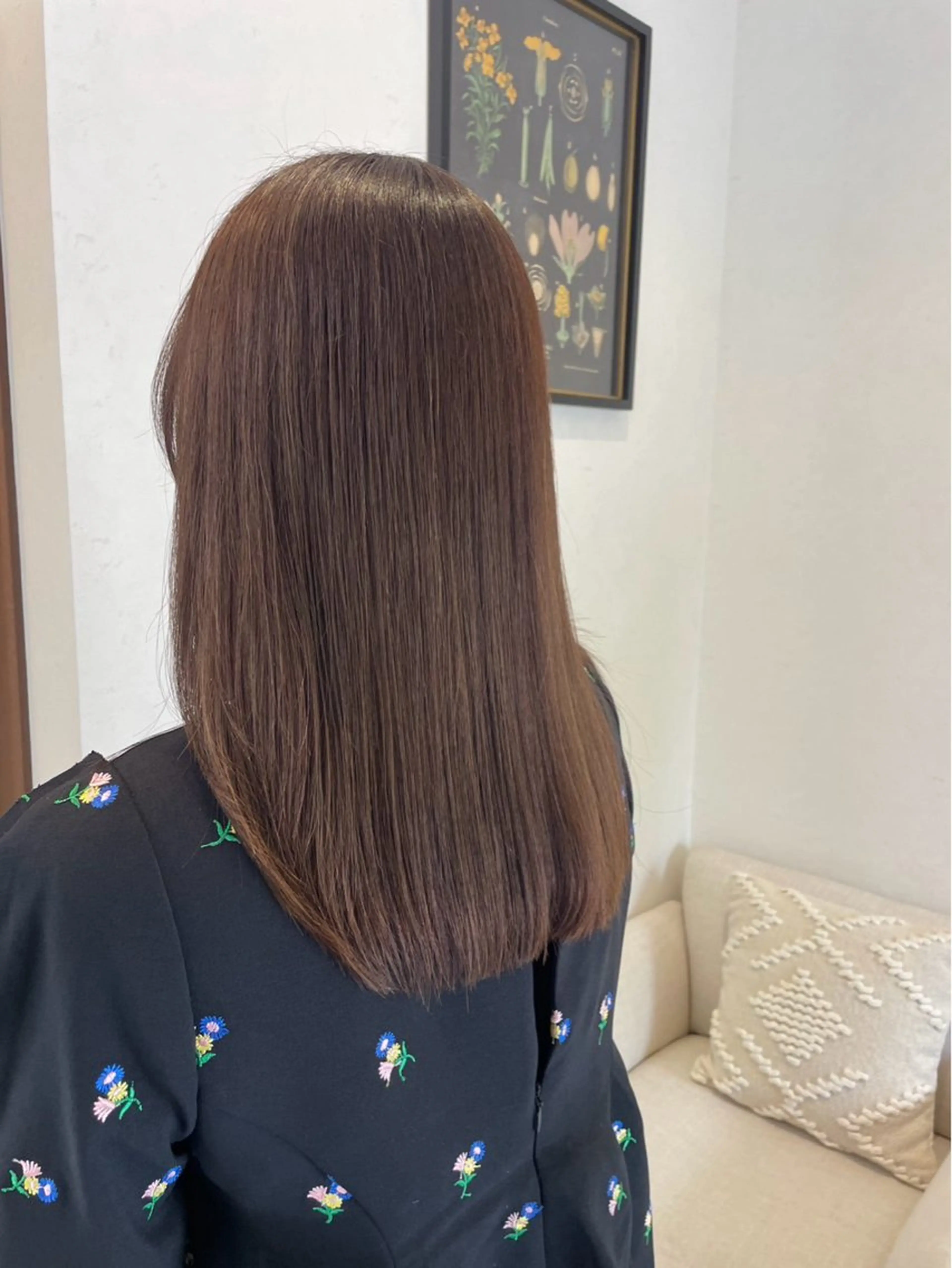 切りそろえカット＋縮毛矯正（💫補修トリートメント付き）【ご新規様70%off】の写真