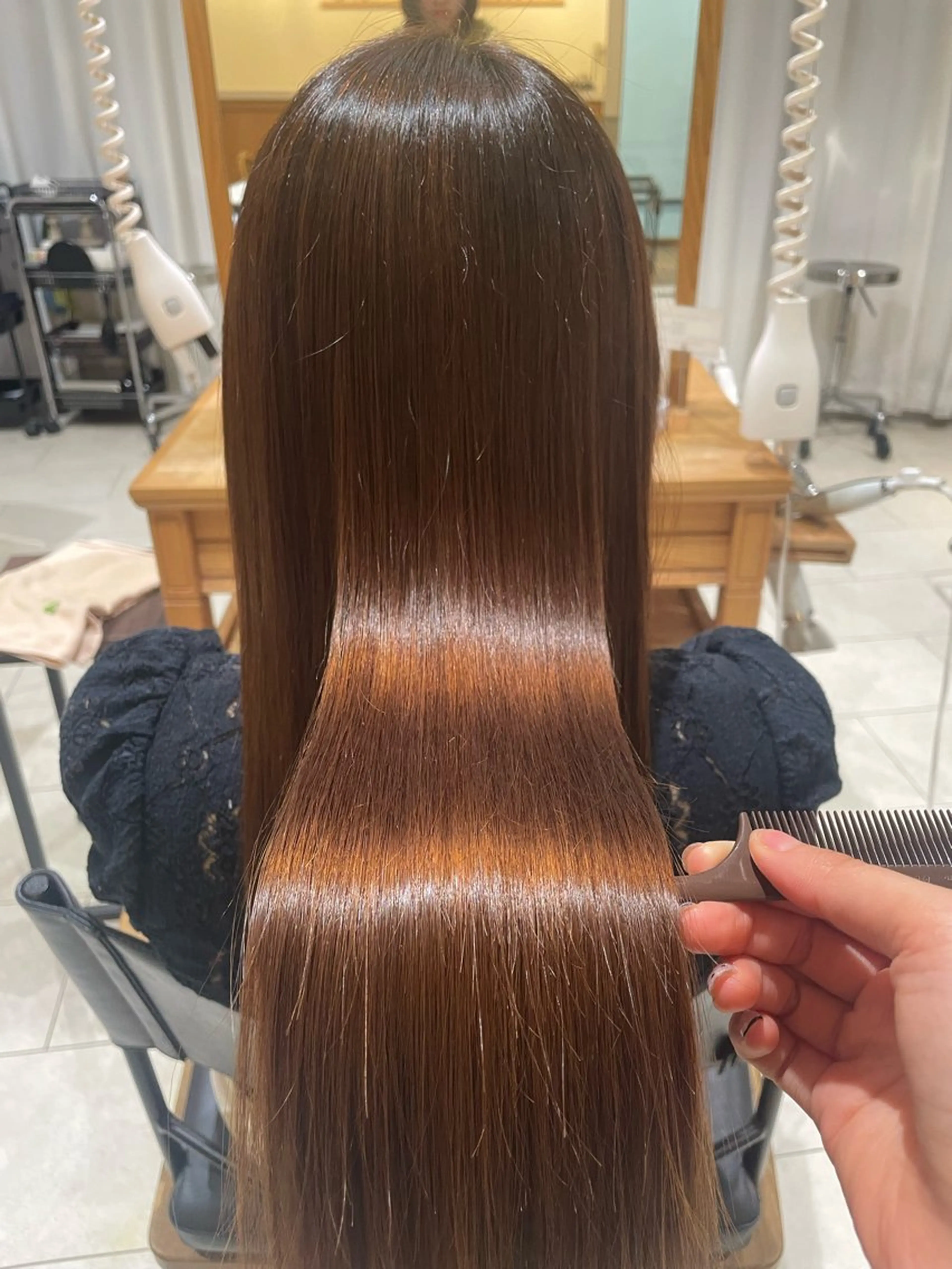 ロング トリートメント オオトミ ホノカのヘアスタイル