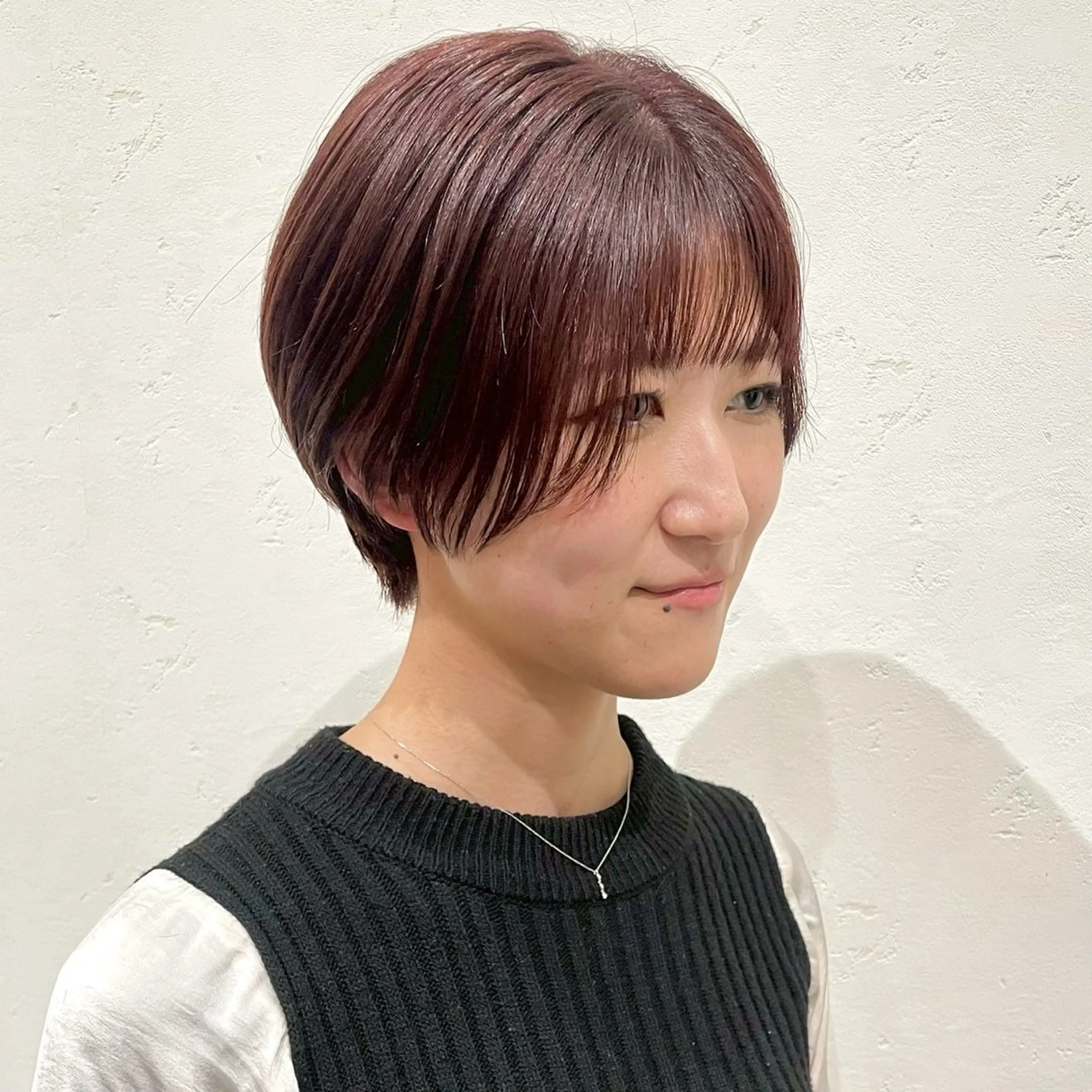 ショート カット ヘアカラー 北島 遥香🫧インナ ー /ベージュカラーのヘアスタイル