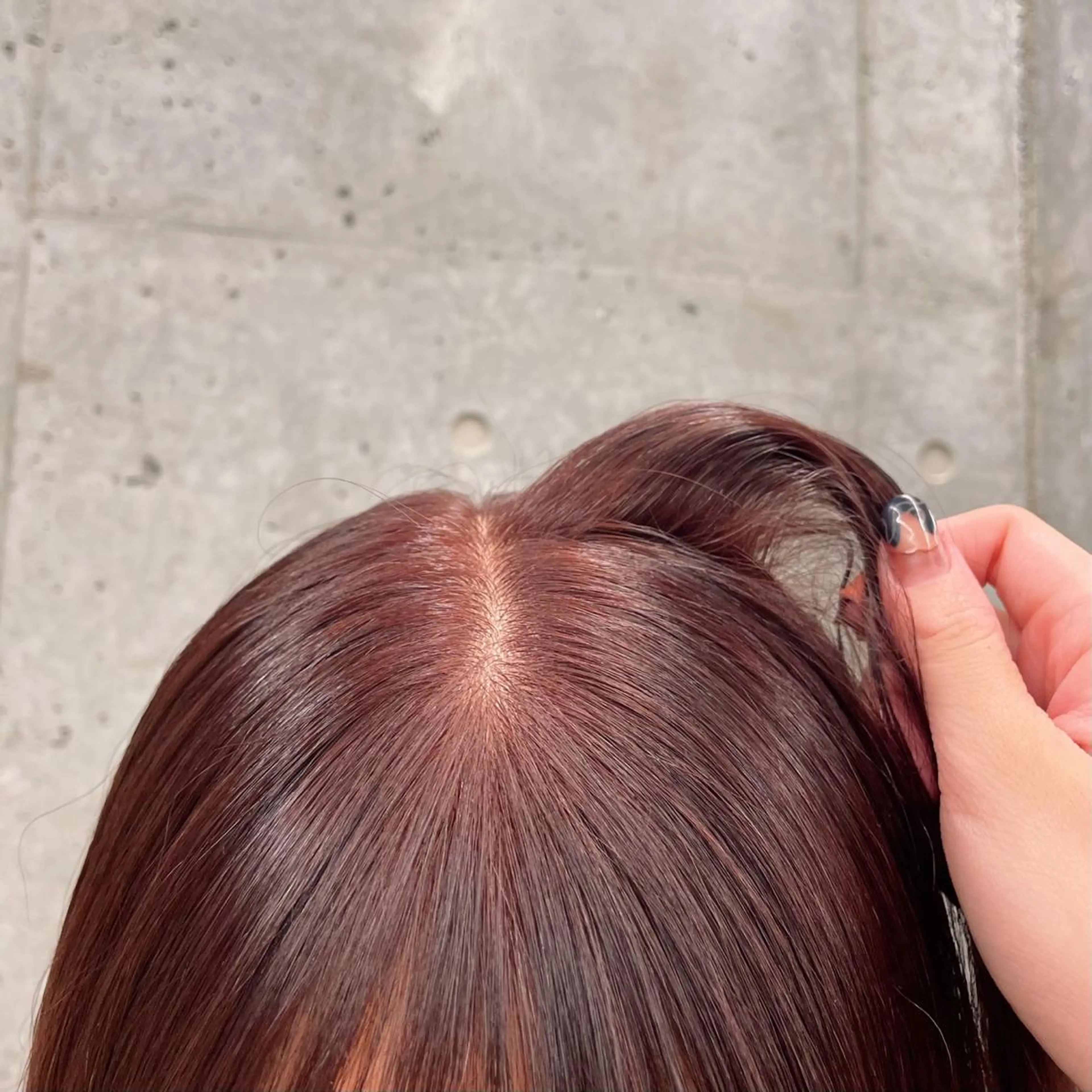 ミディアム カラー ブラウンカラー ピンクカラー ピンクブラウン 透明感/髪質改善/ボ ブ/moyu🎀のヘアスタイル