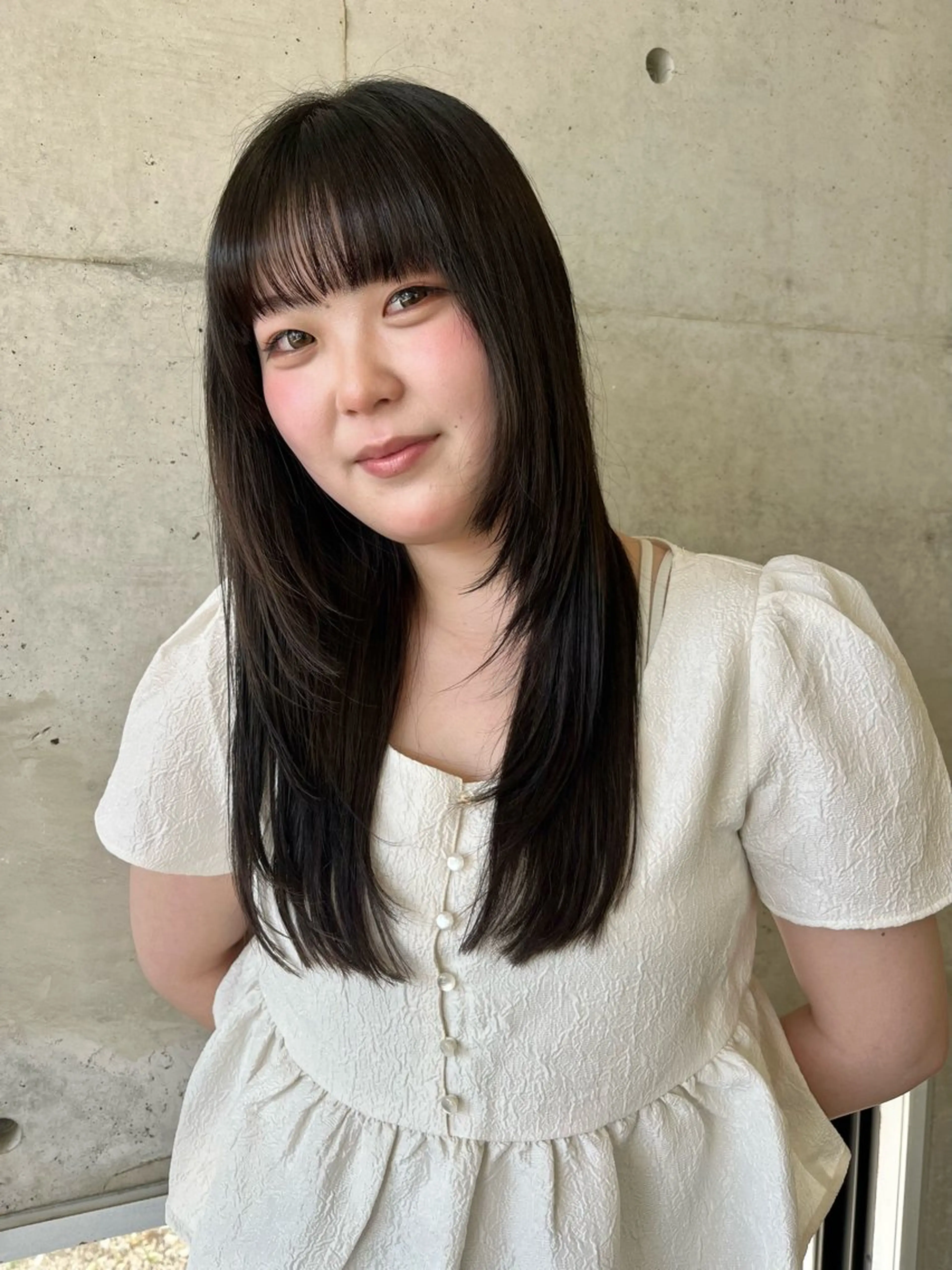 セミロング トリートメント カット トリートメント 🫧LOMARLIE CHIKA🫧のヘアスタイル