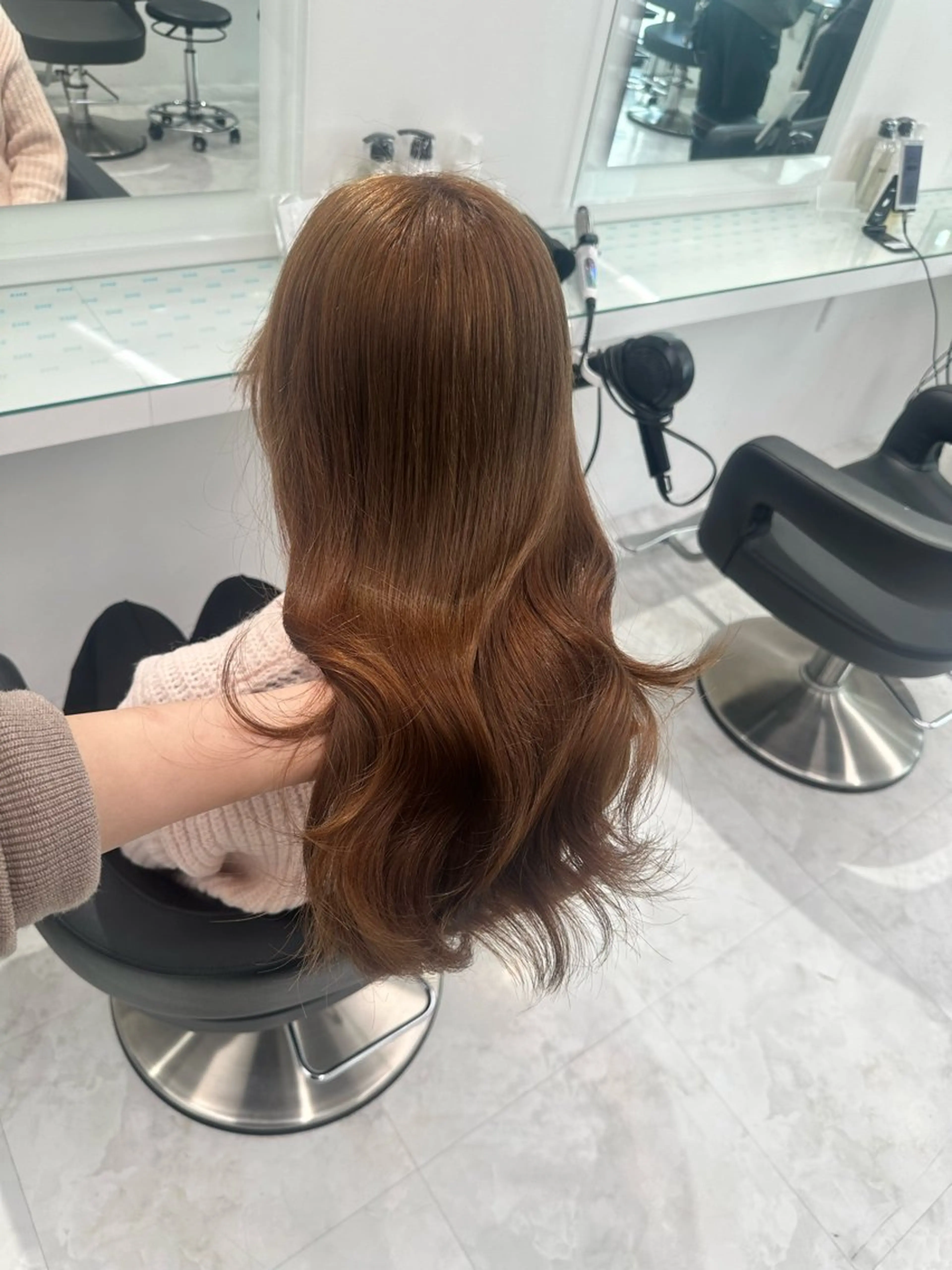 カラー マンツーマン/原宿/ 透明感カラー⭐️のヘアスタイル