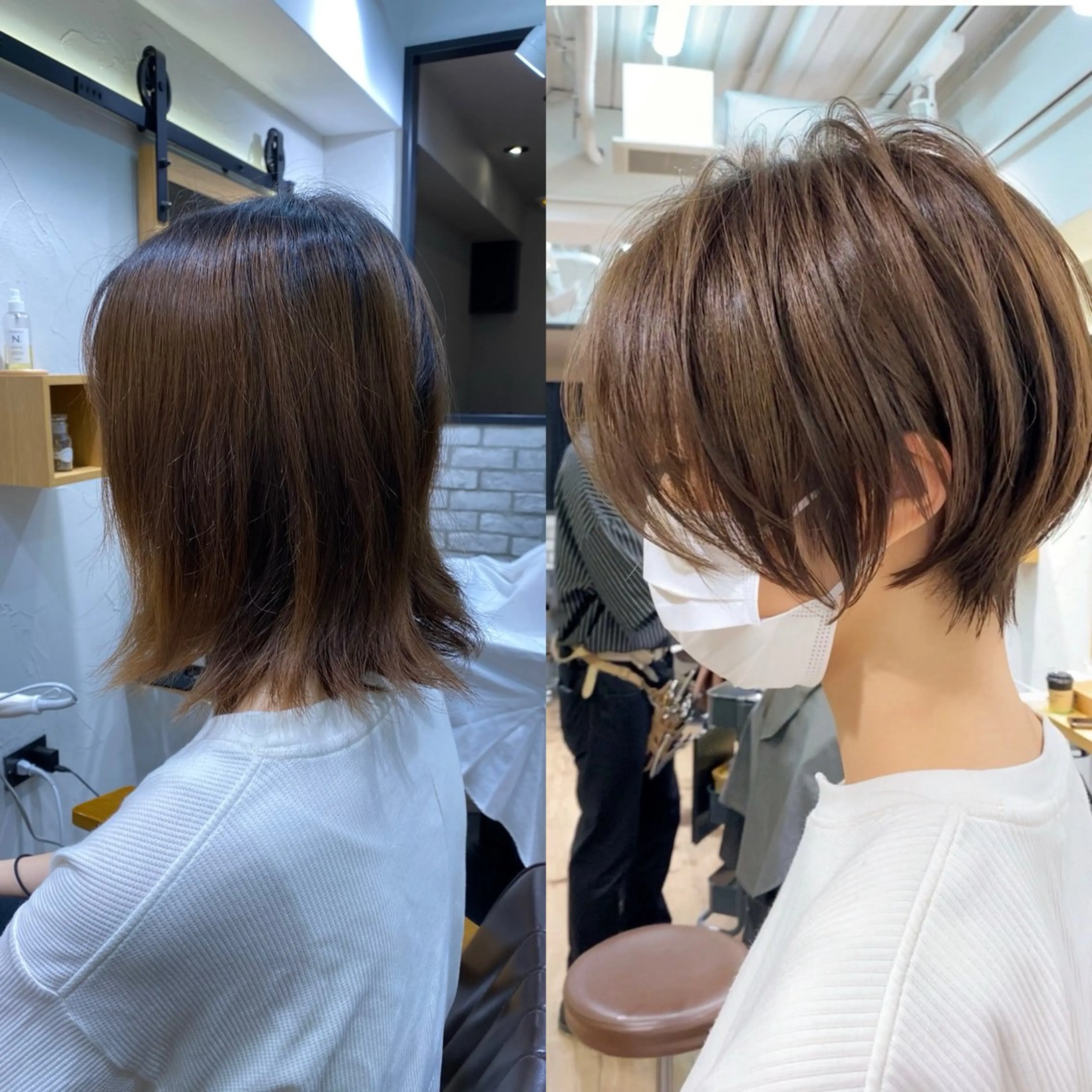 ショート 無料カットモデル/ 大人ショート/荒砂のヘアスタイル