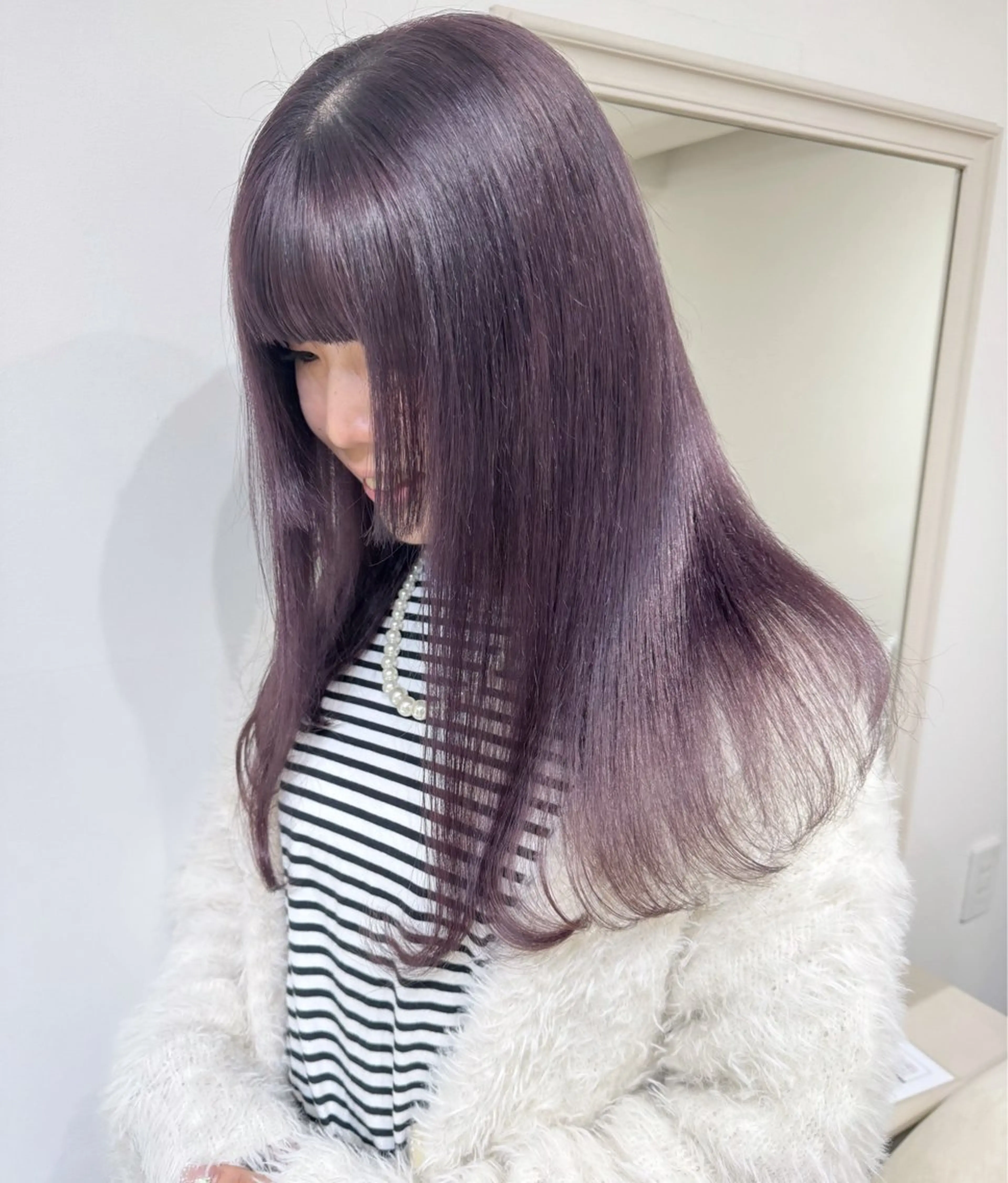 カラー ヘアカラー トリートメント 🌷柔らかクリーミー 🤍kirari🌷のヘアスタイル