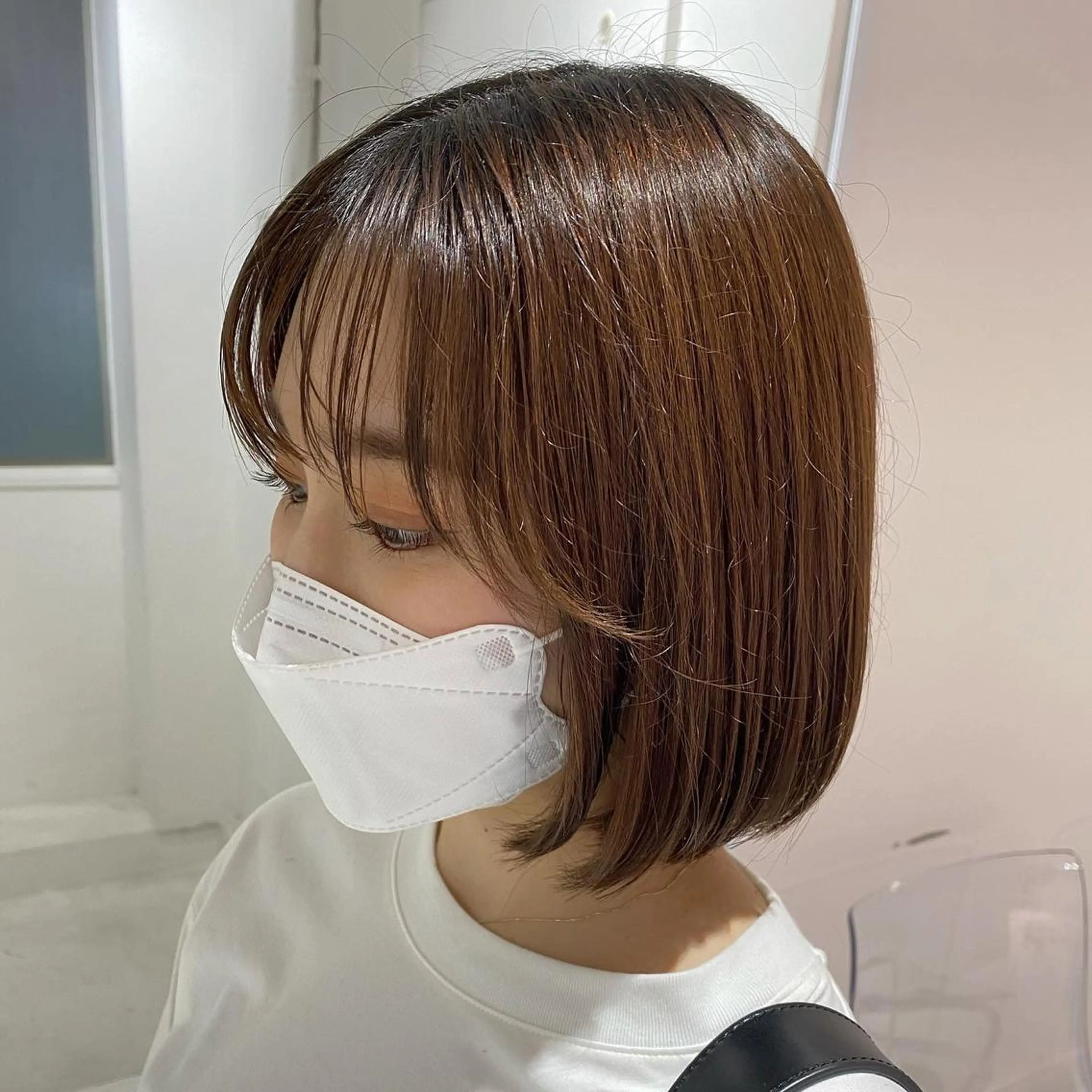 ミディアム ボブ VANCY所属・uchida daikiのヘアスタイル
