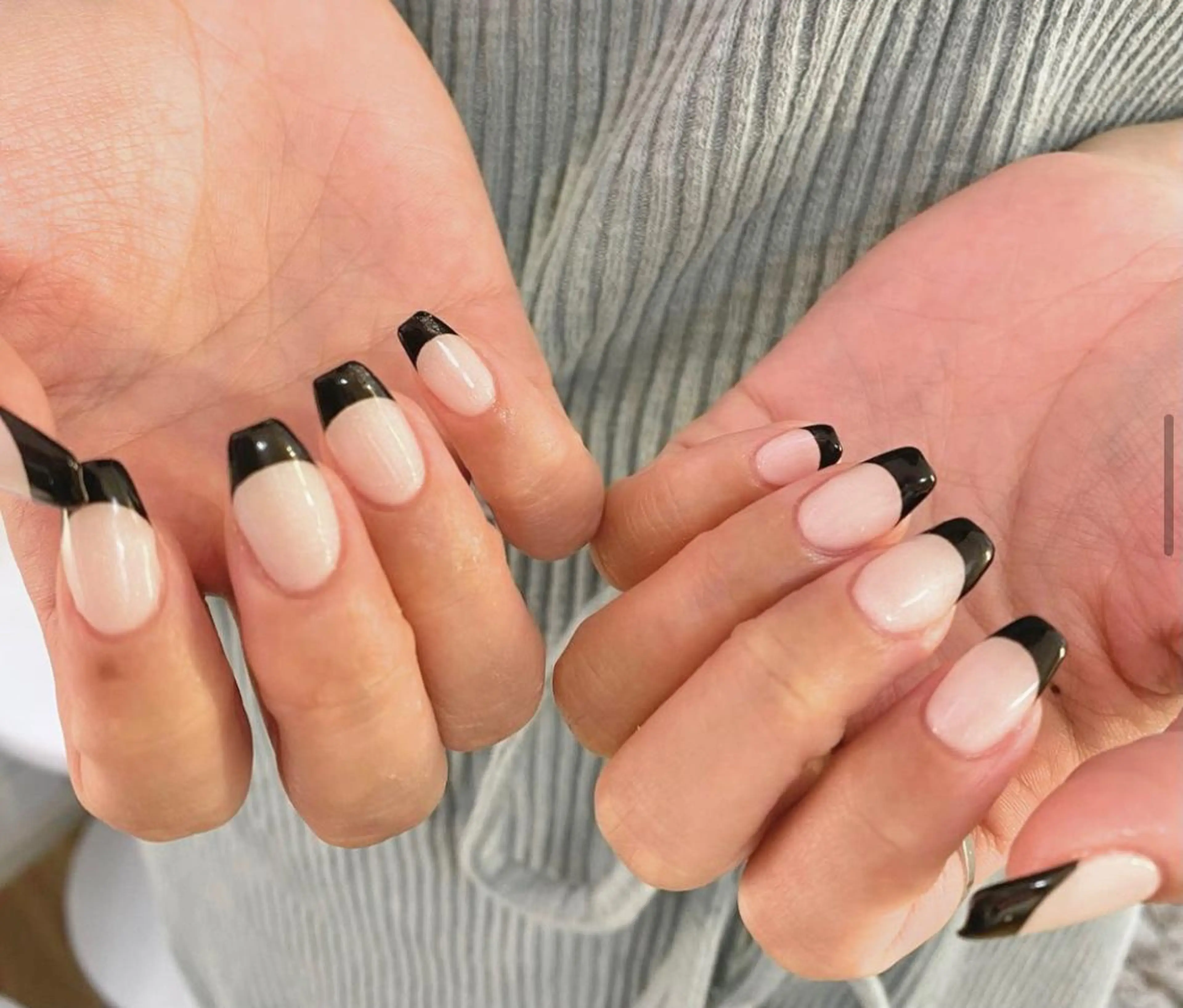 ネイル フレンチネイル シンプルネイル アイリスト midoriのマツエク・マツパデザイン