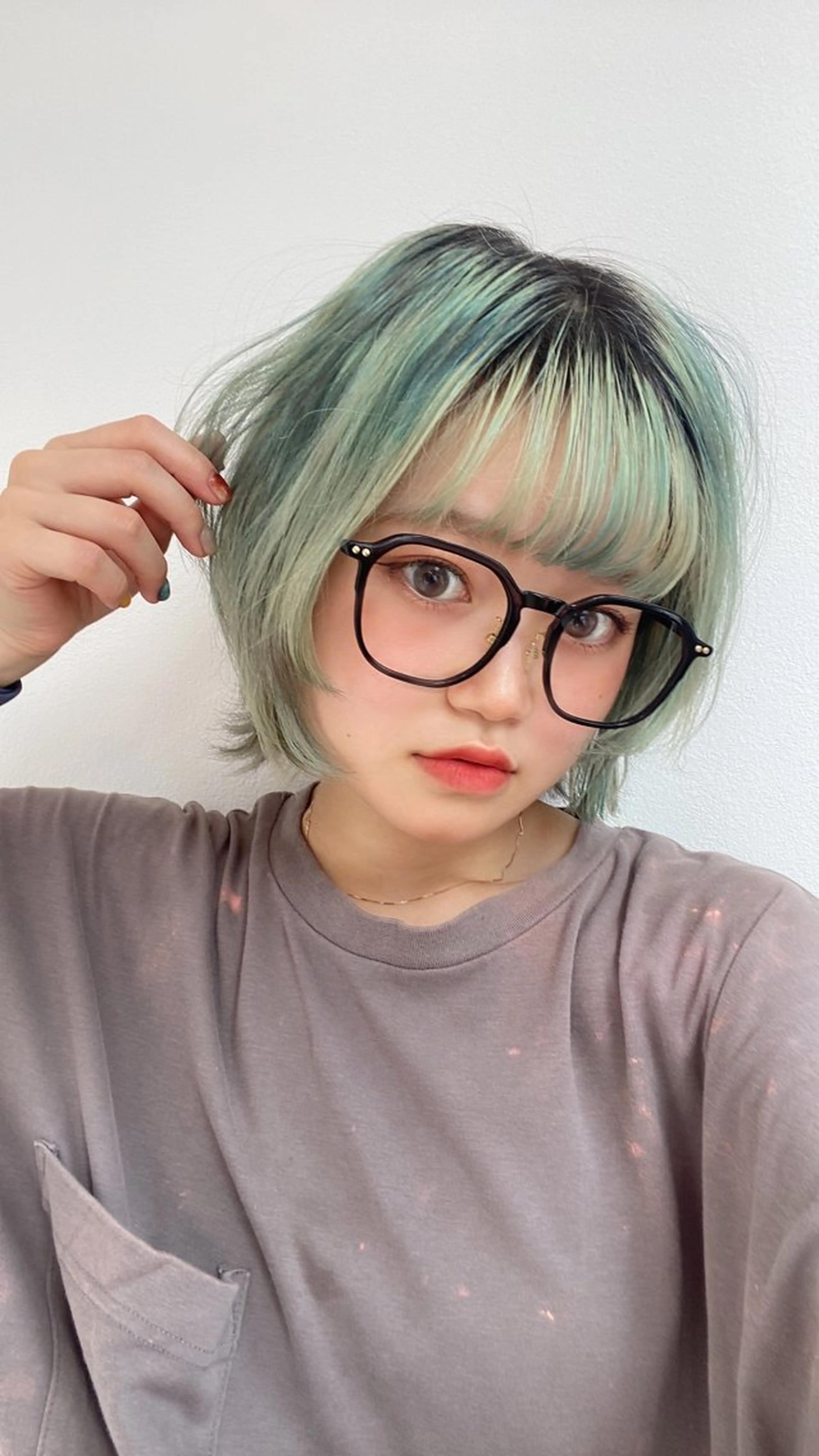 ミディアム 卒業式のヘアスタイル 似合わせ暖色のプロ/ ニュアンスカラー🍊のヘアスタイル