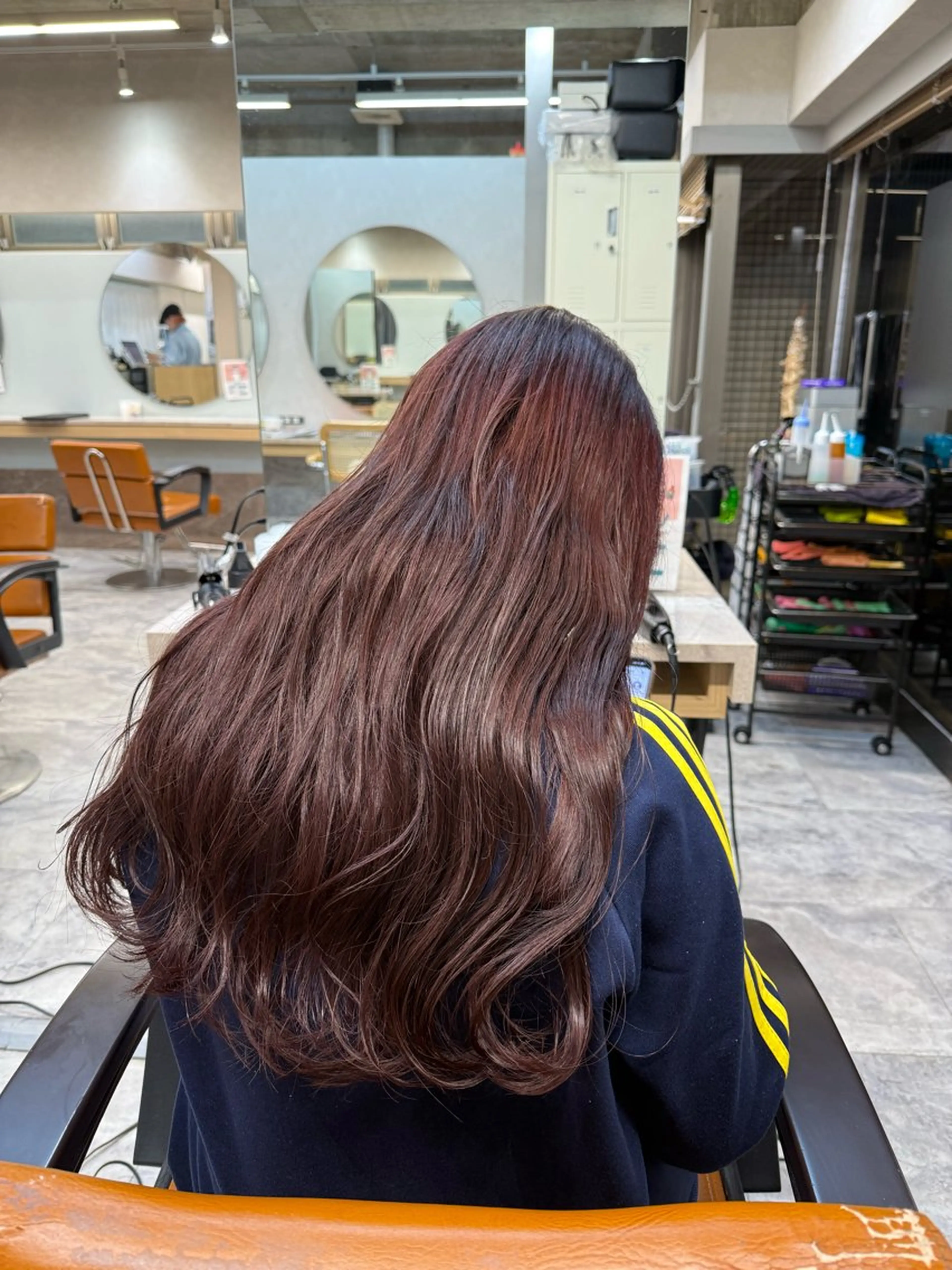 ロング カラー カット ヘアカラー トリートメント HAZEL 博多所属・SHIORI/ 博多美容室のヘアスタイル