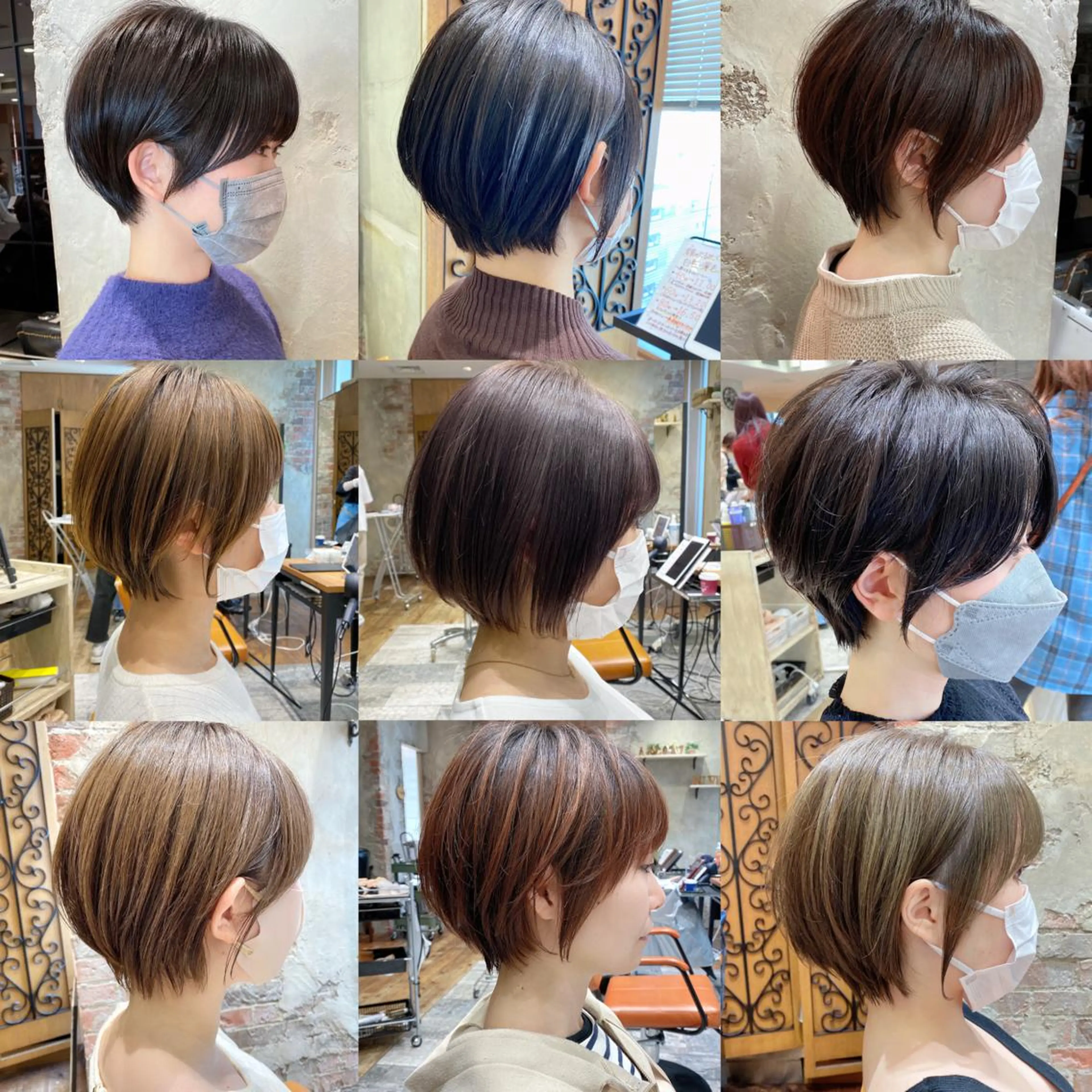 ショート 切りっぱなしボブ ショートボブ アッシュ ボブ 髪質改善 カット ヘアカラー トリートメント ショート、ボブの神✨ 峯朋也✂︎✨のヘアスタイル