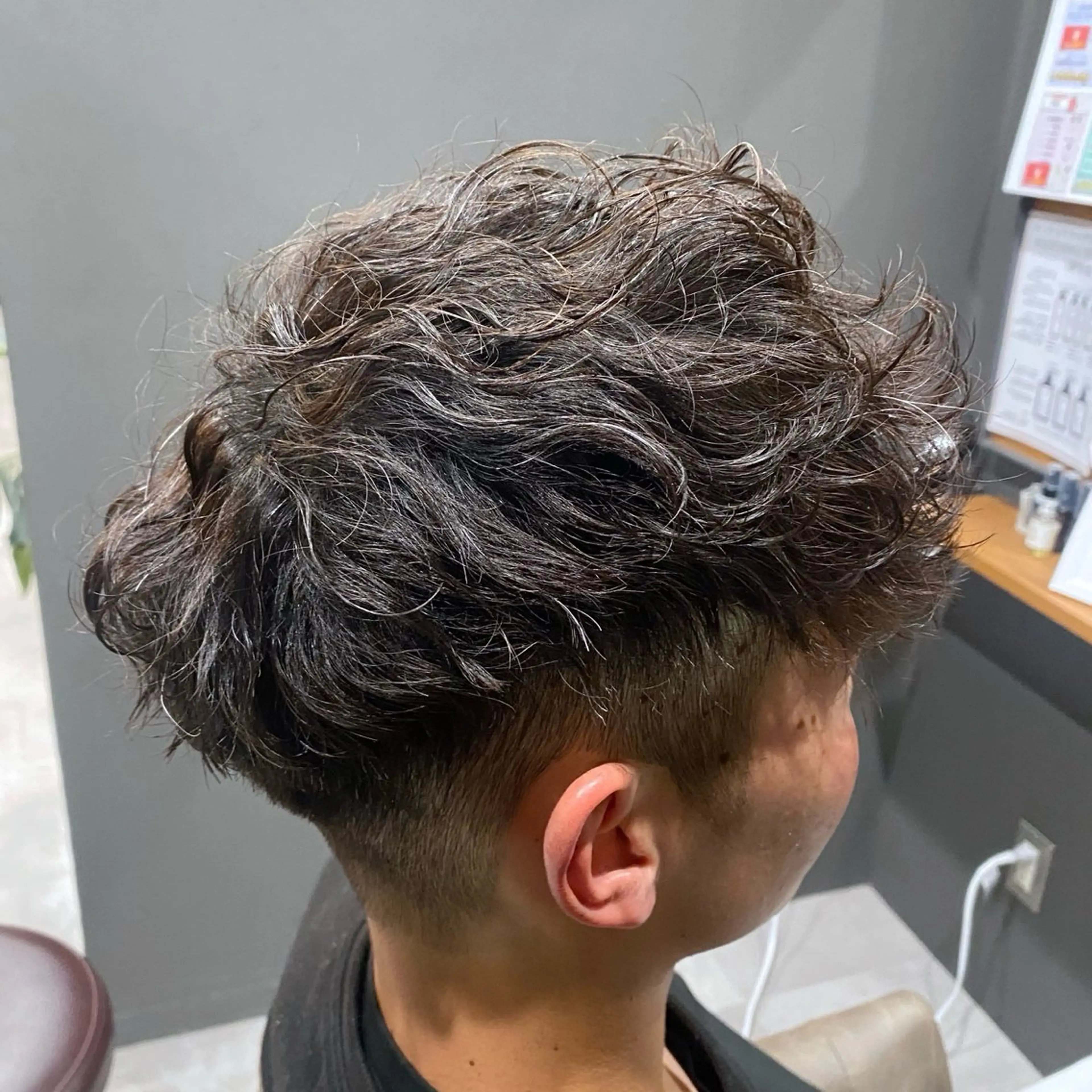 パーマ メンズ カット パーマ トリートメント ヘッドスパ offtheLip　ocean所属・メンズパーマ 小澤太雅のヘアスタイル