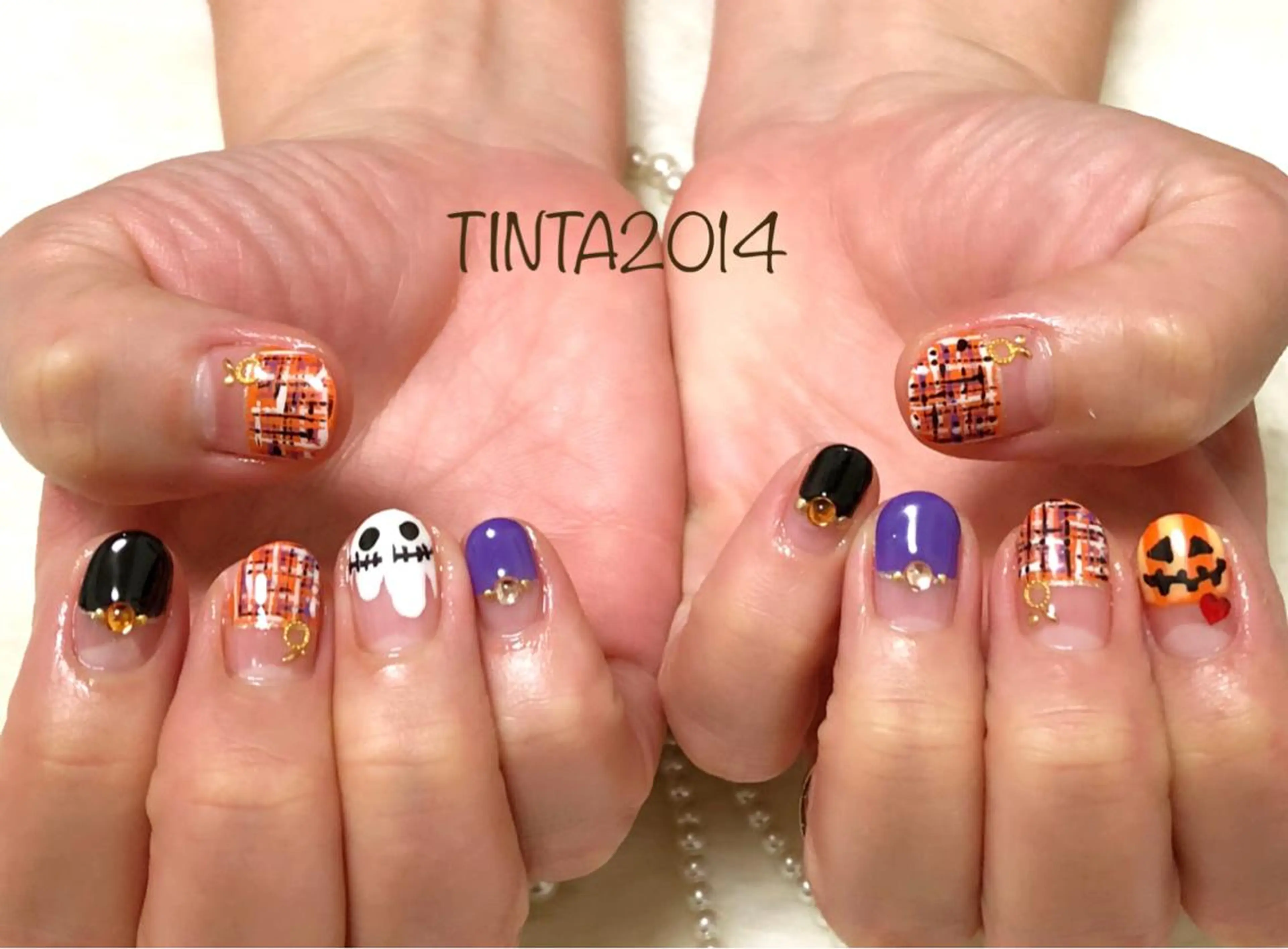 ネイル ハロウィン ネイルサロン ティンタ所属・馬場 典子のネイルデザイン
