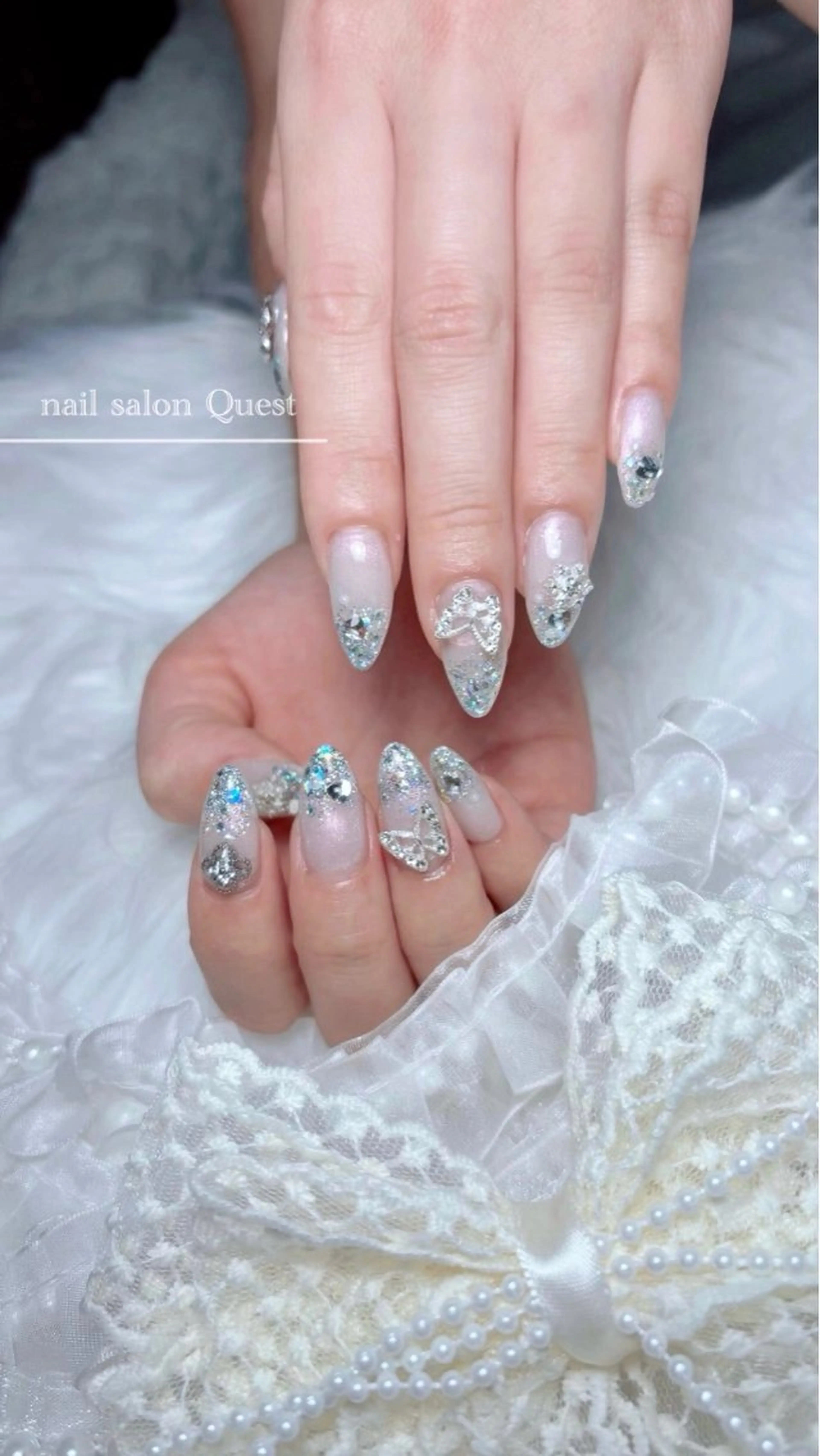 ネイル キラキラネイル ハンドネイル nailsalon Questのネイルデザイン