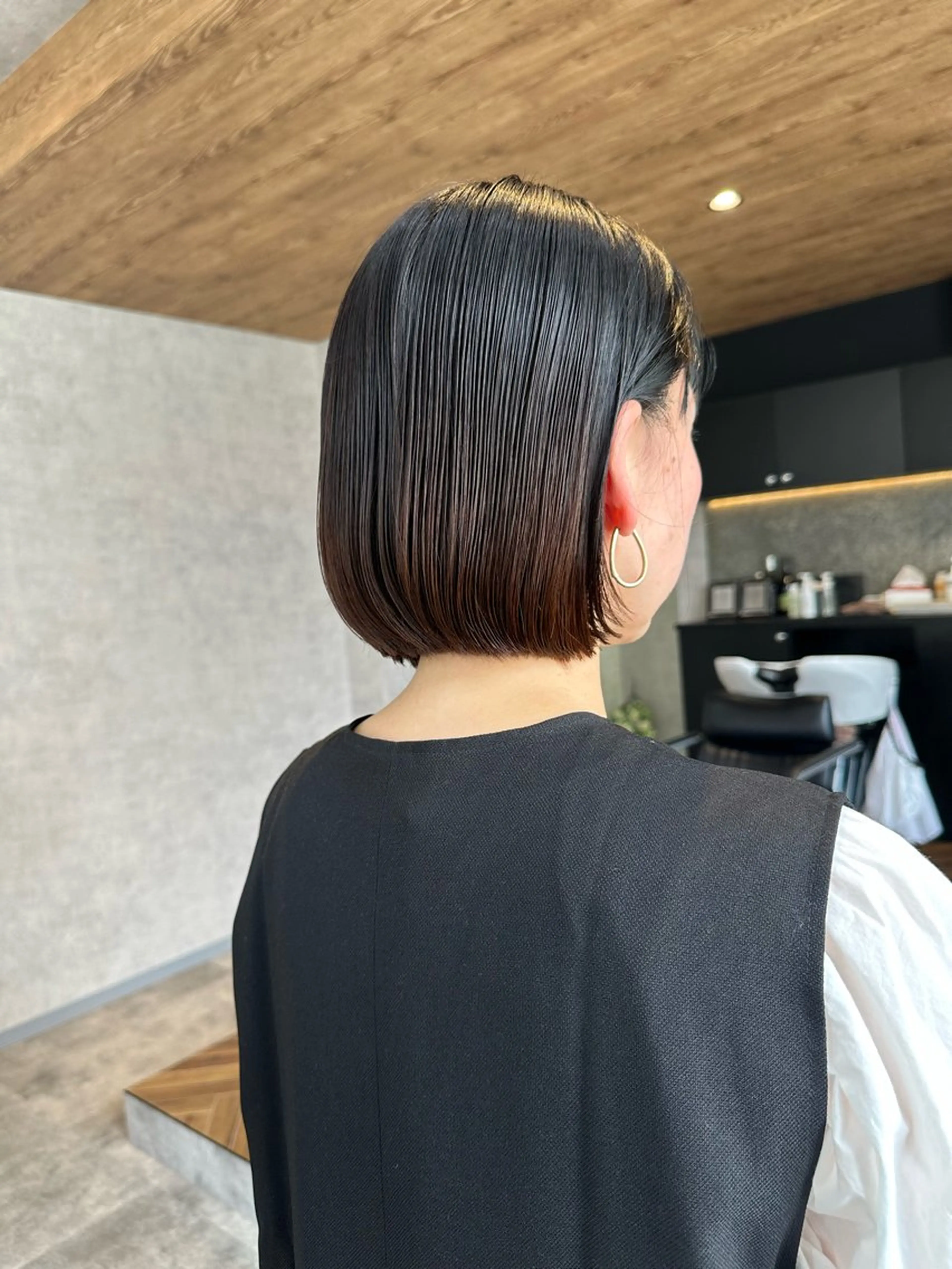 ショート 【縮毛矯正髪質改善】 中山健太のヘアスタイル