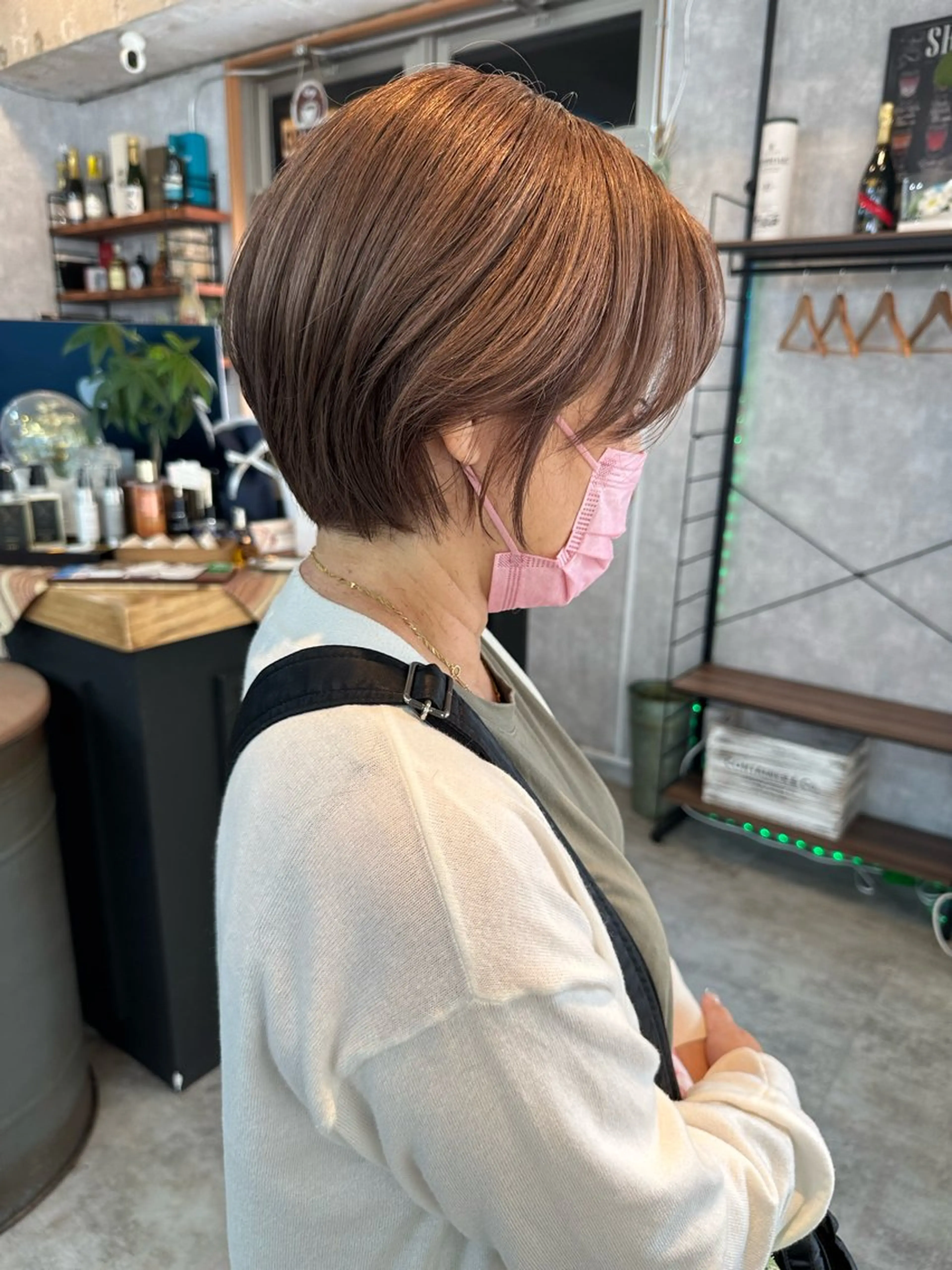 ショート 切りっぱなしボブ ショートボブ ハンサムショート 丸みショート ボブ カット ヘアカラー トリートメント C’LD hair  produce /シールドヘア所属・モテ髪/ボブ/ショー ト/アダチフウトのヘアスタイル