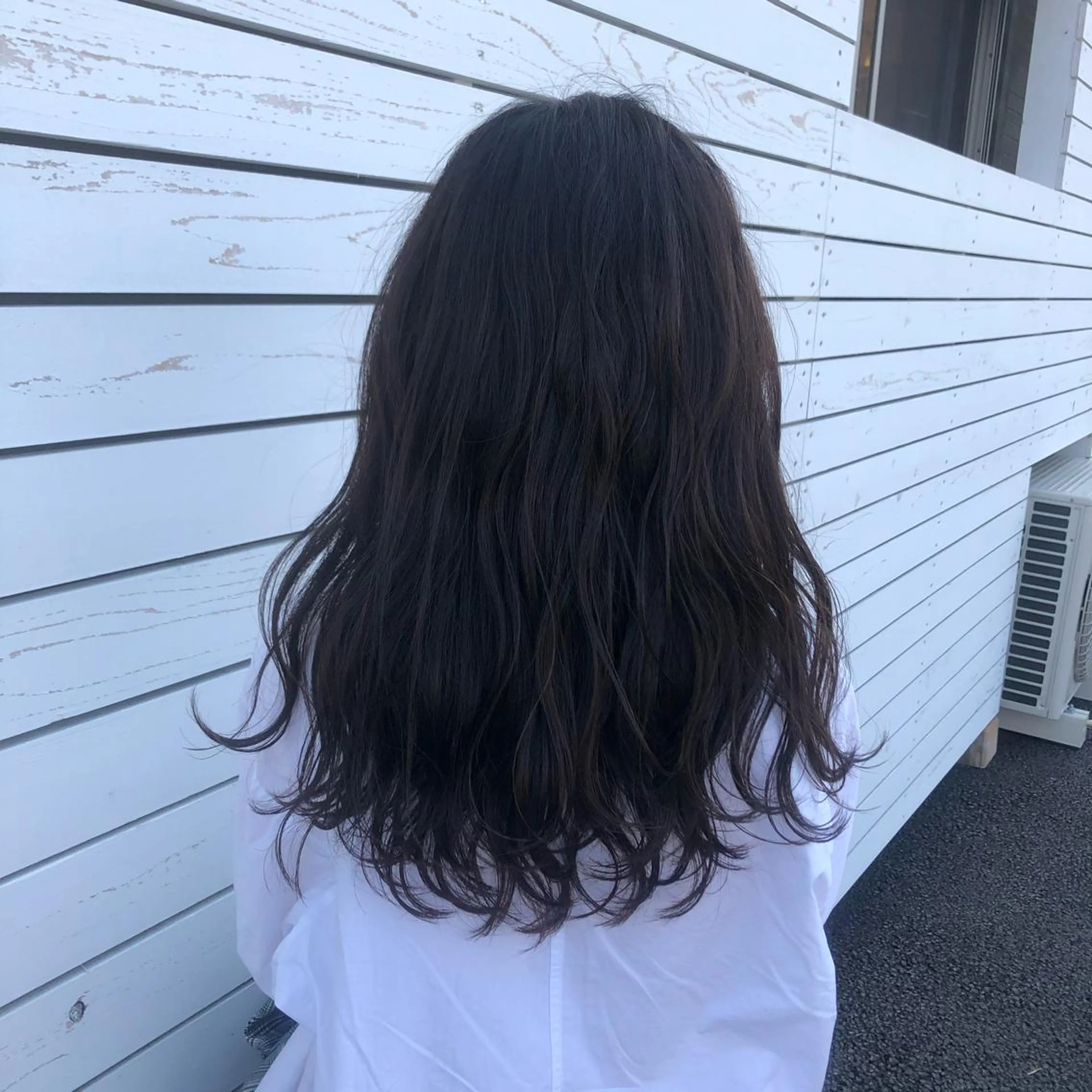 セミロング カラー CREAPY所属・CREAPY　日向野 利菜のヘアスタイル