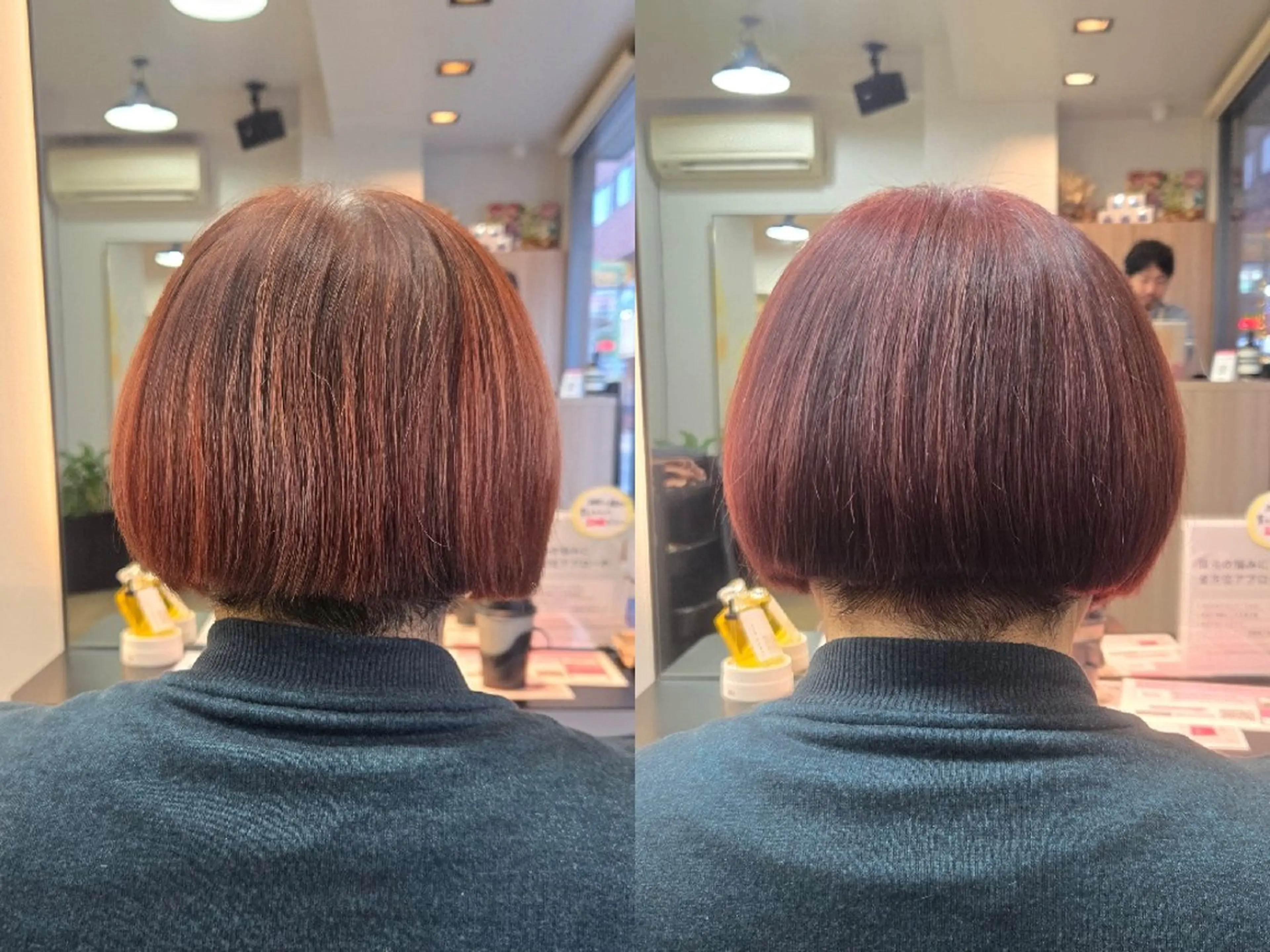 ショート カラー ハイライトカラー ピンクカラー ボブ ハイライト カット ヘアカラー トリートメント Beauty Salon Link所属・野村 果音(カノン)のヘアスタイル