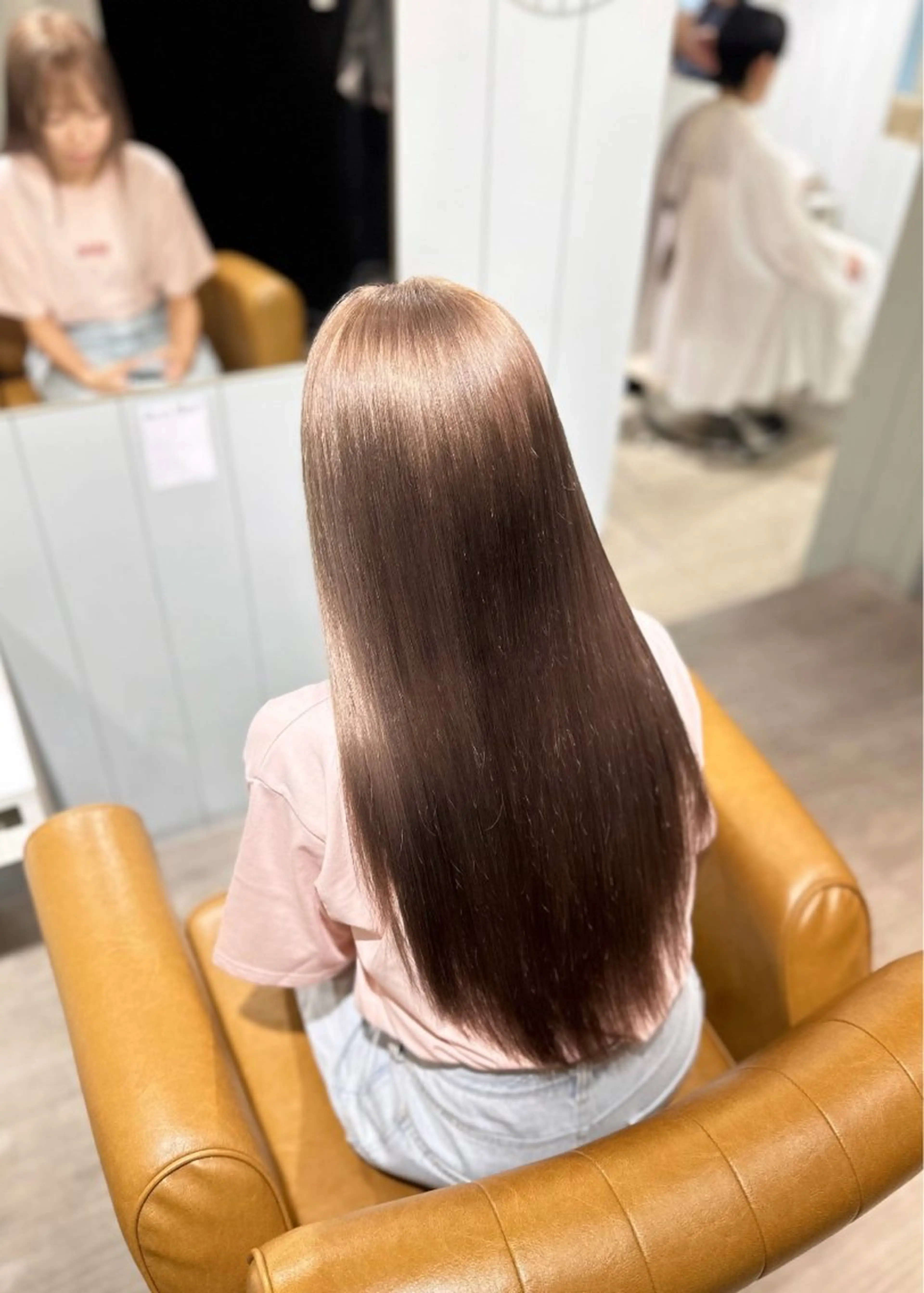 ロング カラー ブリーチ ダブルカラー 髪質改善 髪質改善/韓国ヘア /natsuki🧸のヘアスタイル