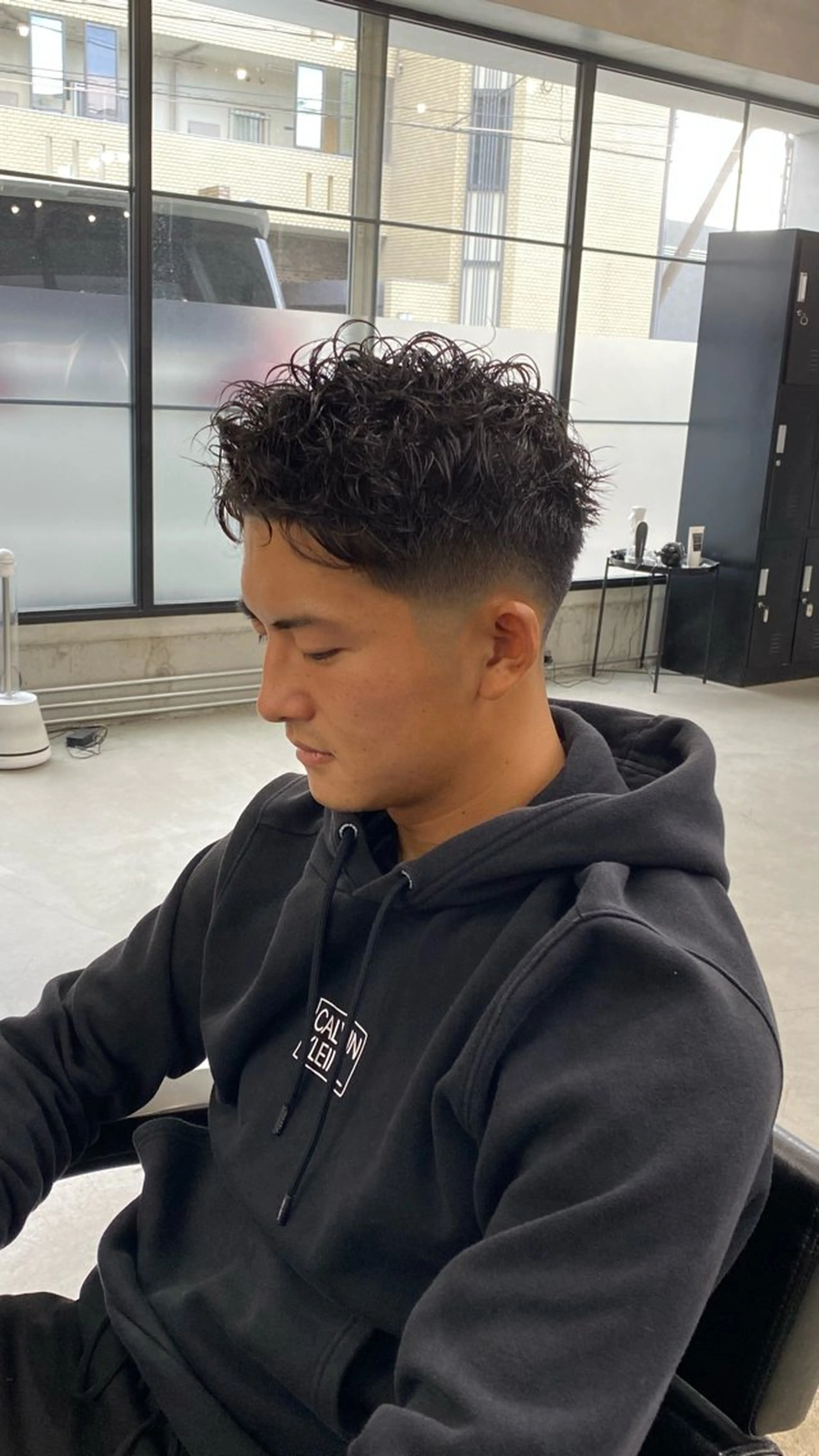 パーマ メンズ メンズパーマ スパイラルパーマ カット パーマ ヘッドスパ be'leef.ric 守口店所属・スペインカール/ メンズパーマ/山下のヘアスタイル