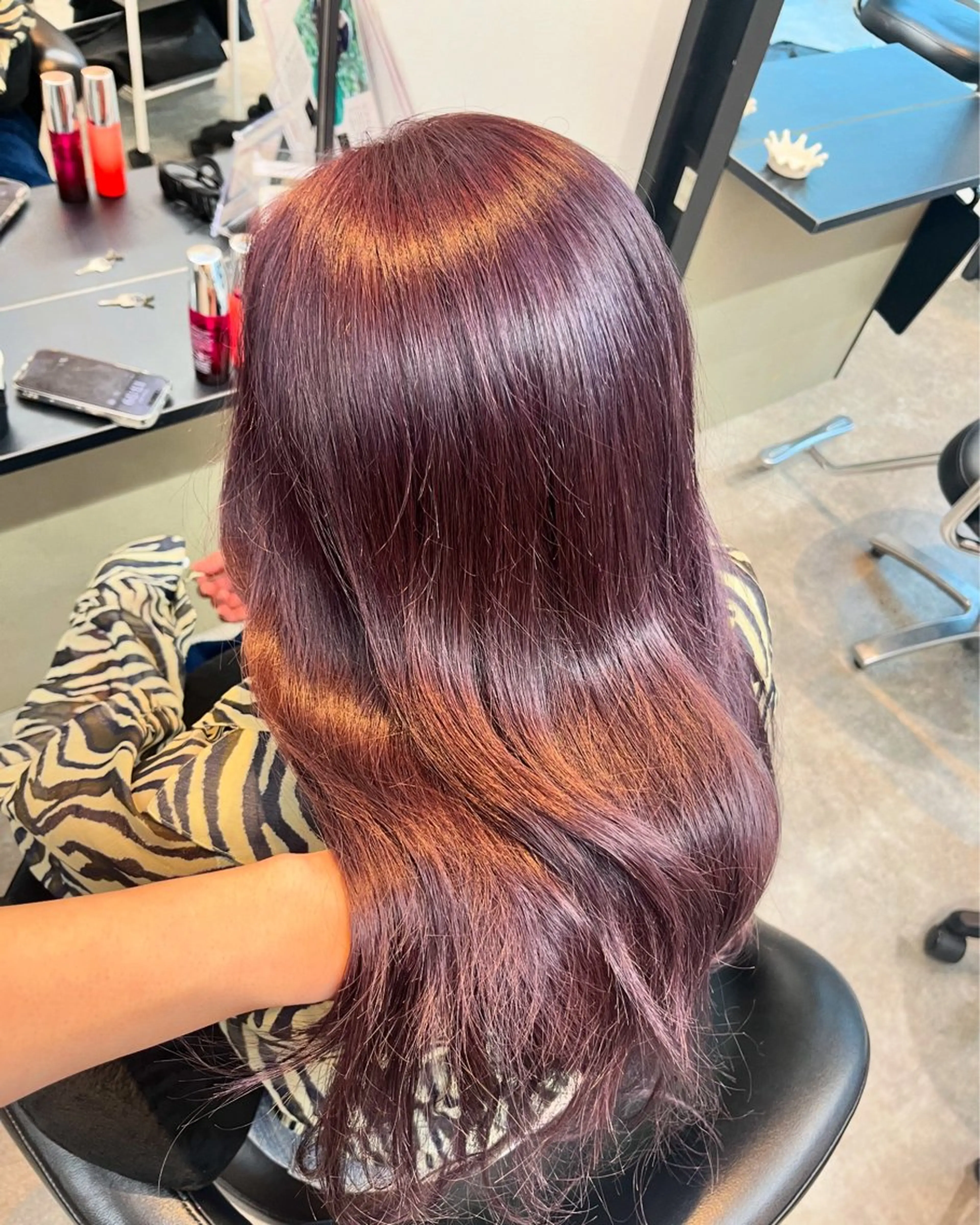 セミロング カラー ラベンダーカラー ピンクカラー ピンクラベンダー kanato🇰🇷 【札幌韓国ヘア】のヘアスタイル